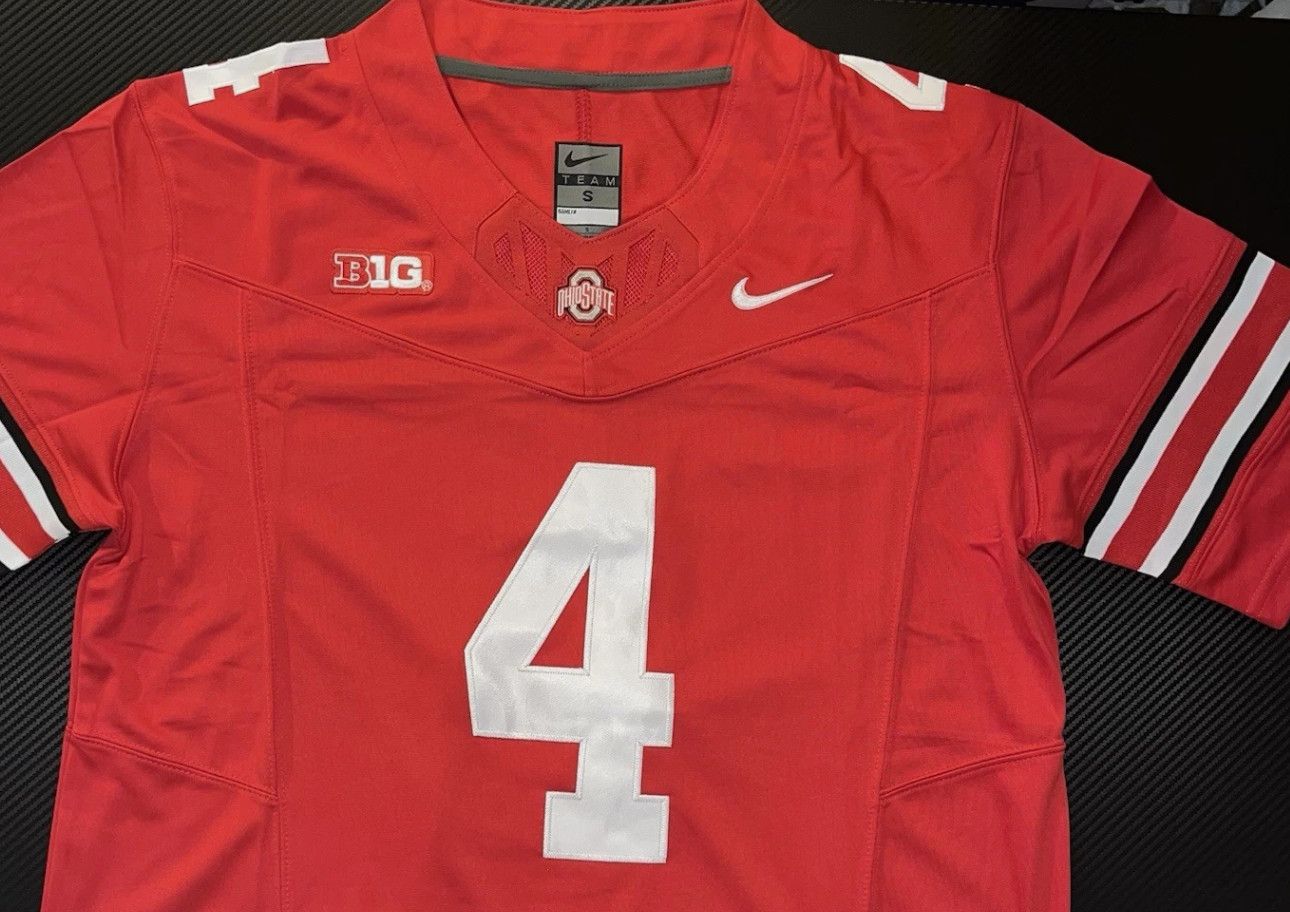 Other Men's Jeremiah Smith Red Ohio State OSU Jersey Size US L / EU 52-54 / 3 - 4 Thumbnail