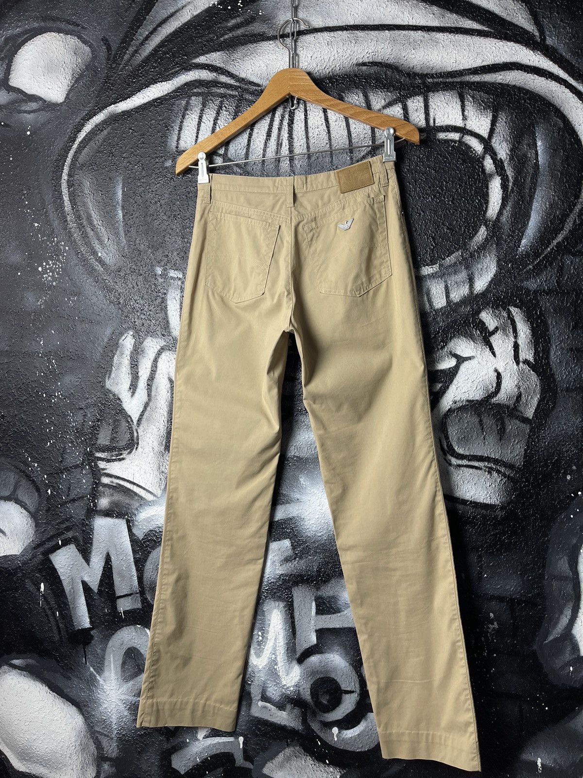 Armani Armani Jeans Comfort Fit Beige Italian Pants Women’s Size 27 Size 27" / US 4 / IT 40 - 1 Thumbnail