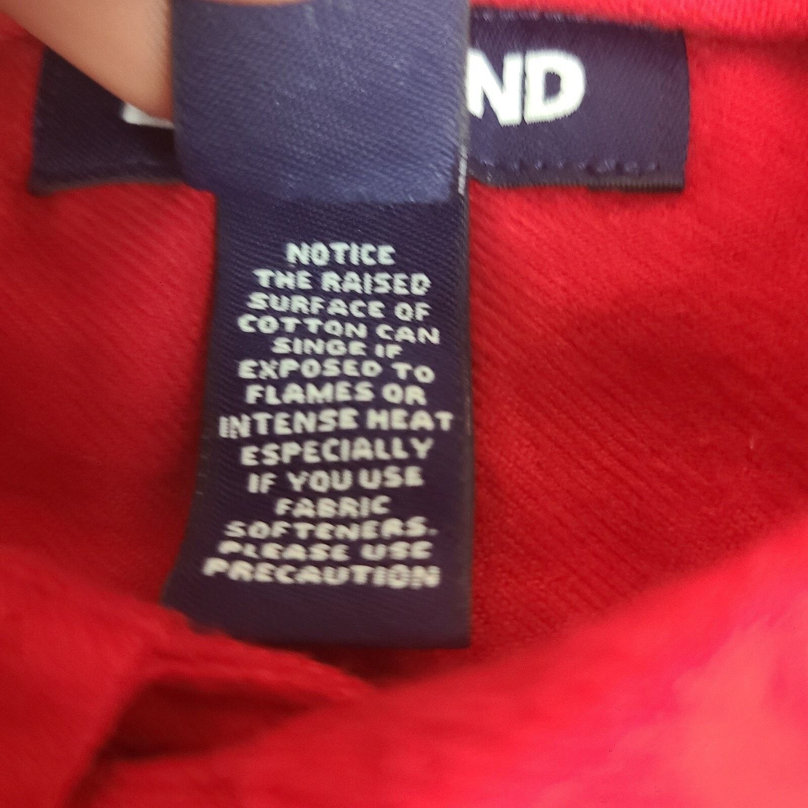 Lands' End Lands End Long Sleeve Red Men's Flannel Shirt Size L Size US L / EU 52-54 / 3 - 5 Thumbnail