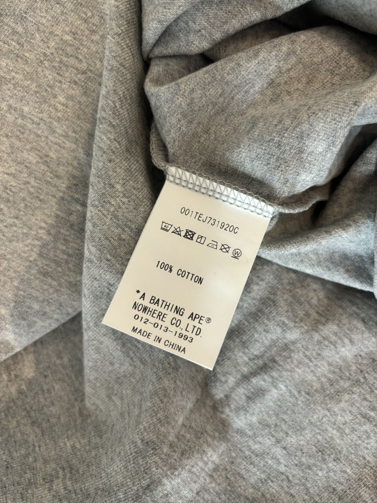 Bape × October's Very Own OVO X BAPE XXL GREY T SHIRT Size US XXL / EU 58 / 5 - 4 Thumbnail