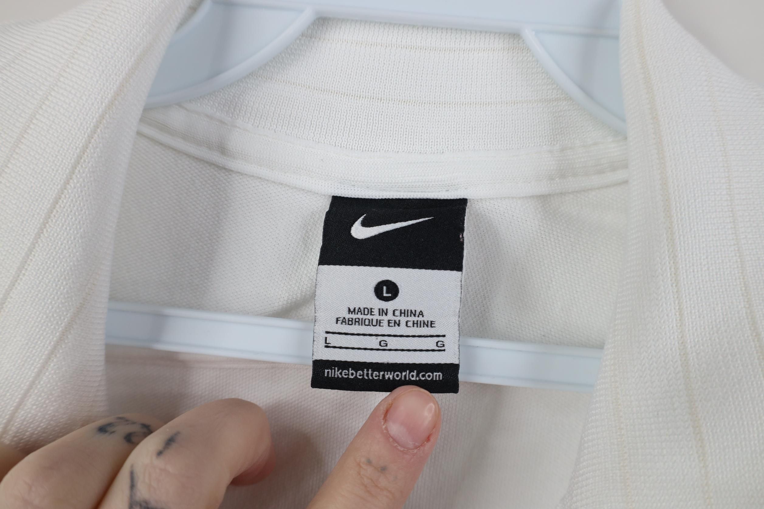 Nike Vintage Nike Team USA Soccer Football Full Zip Jacket White Size US L / EU 52-54 / 3 - 11 Thumbnail