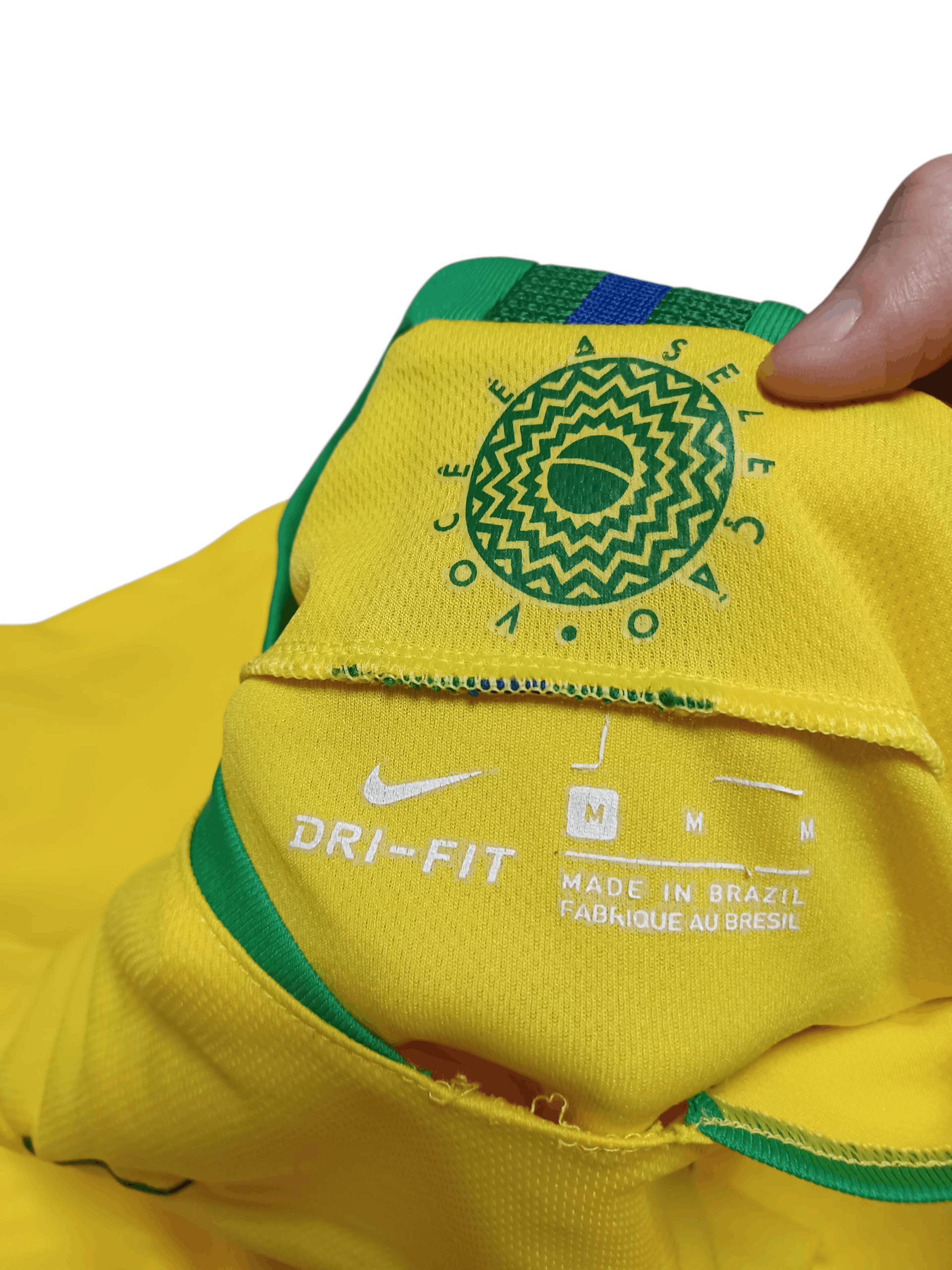 Nike NIKE BRASIL RONALDINHO SOCCER JERSEY Size US M / EU 48-50 / 2 - 5 Thumbnail