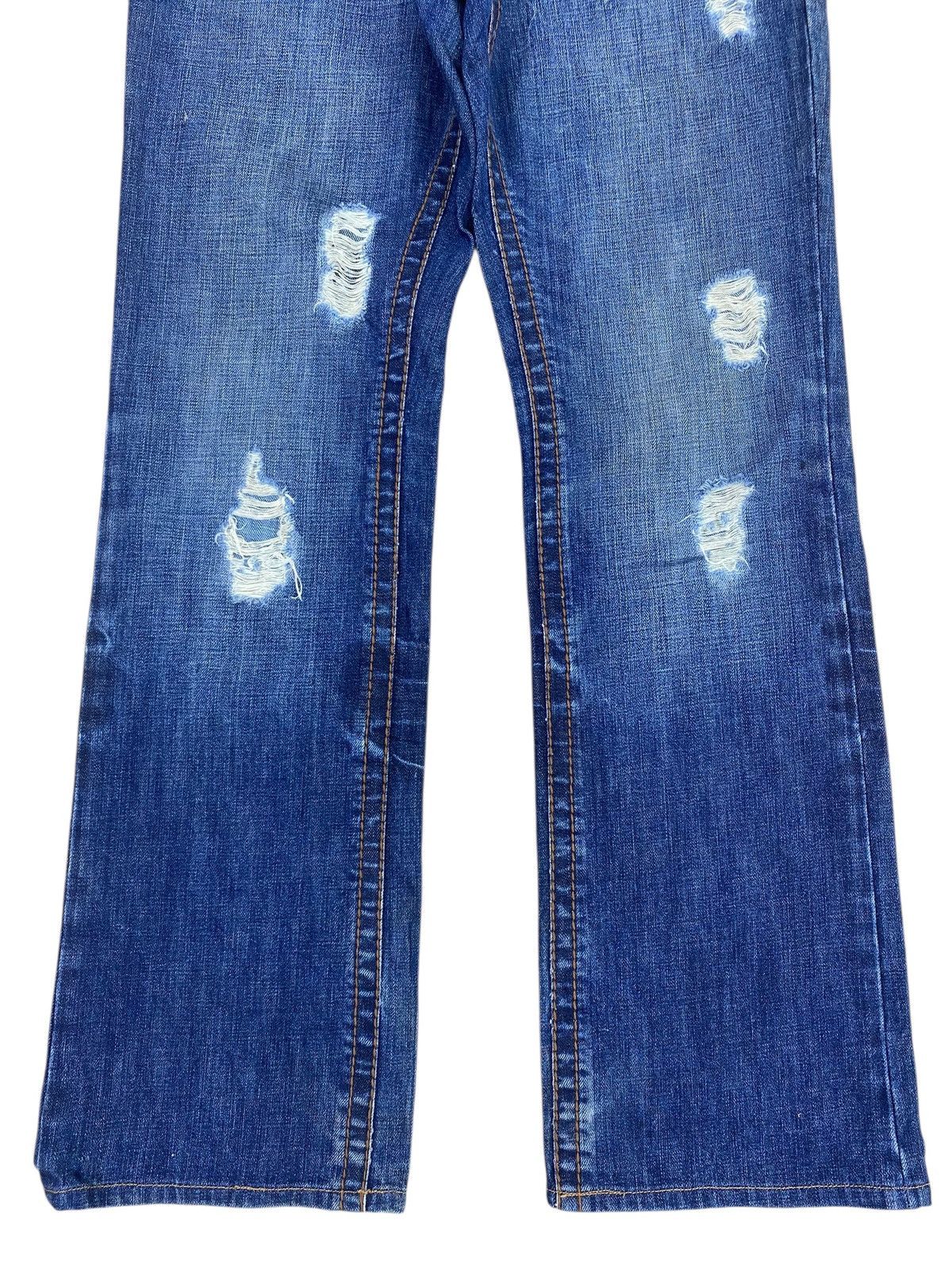 Japanese Brand Japanese Brand Distressed Faded Style Flare Jeans Size US 33 - 9 Thumbnail