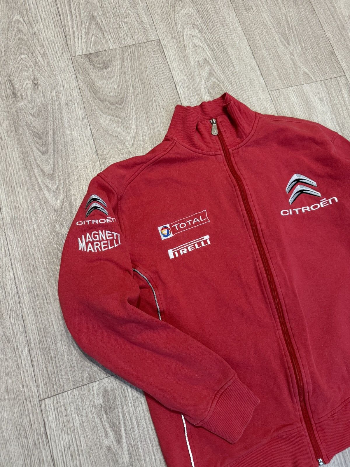 Vintage 🔷Vintage Citroen Racing Zip Fleece Sweatshirt 90s🔷 Size US L / EU 52-54 / 3 - 2 Thumbnail