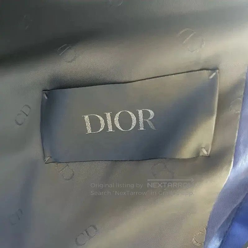 Dior Dior Men's Blue Cotton Puffer Jacket . Size US L / EU 52-54 / 3 - 5 Thumbnail