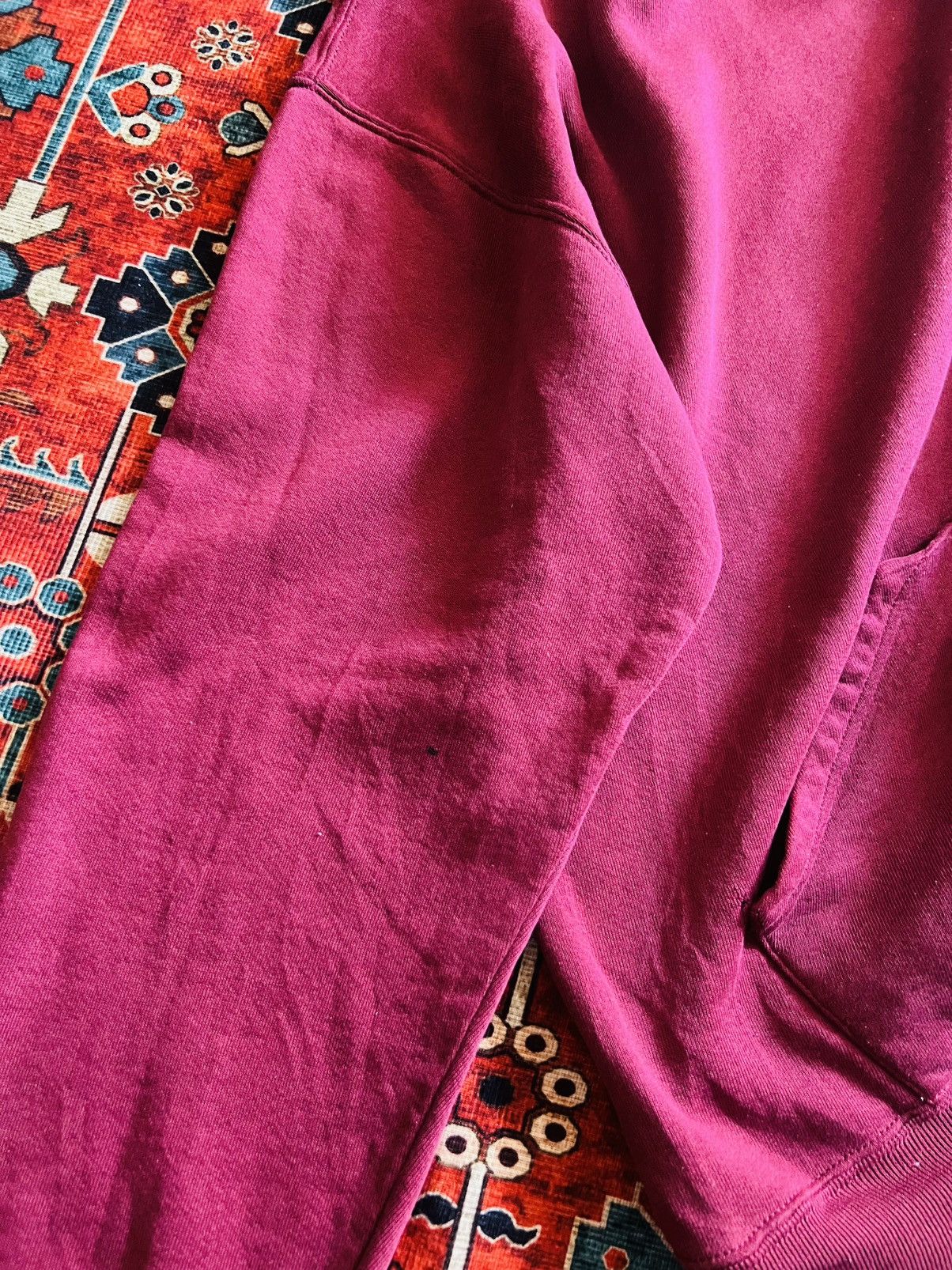 Russell Athletic Vintage Russell Athletic Maroon Pullover Hoodie Size US L / EU 52-54 / 3 - 10 Thumbnail