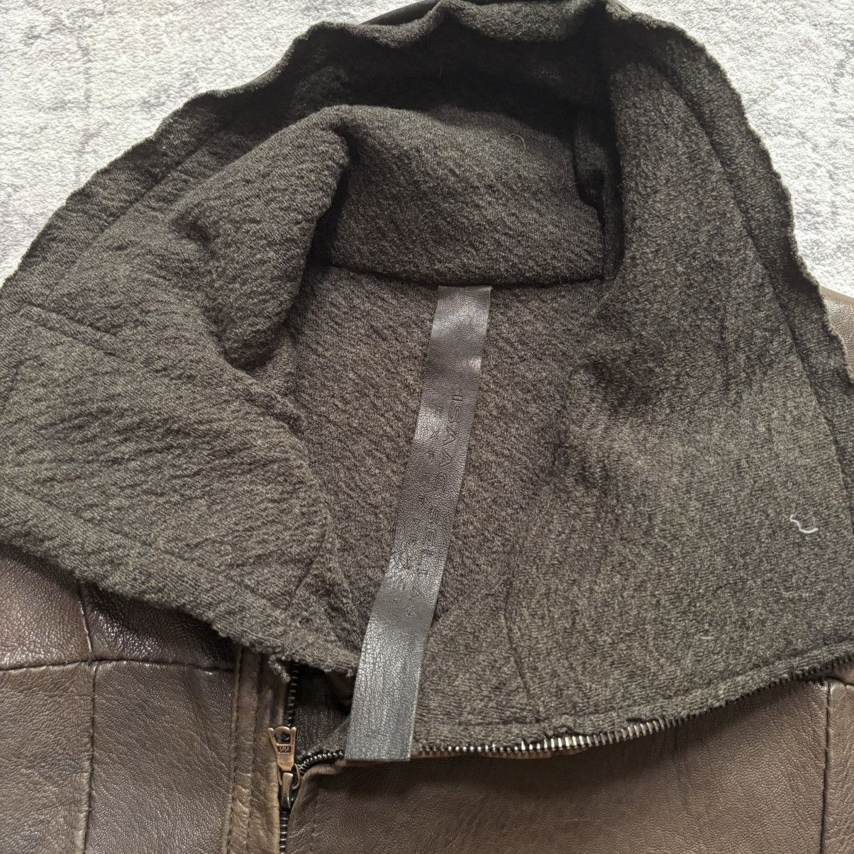 Isaac Sellam Experience Isaac Sellam Lambskin Leather Wool Layered Jacket | Size S Size US S / EU 44-46 / 1 - 7 Thumbnail