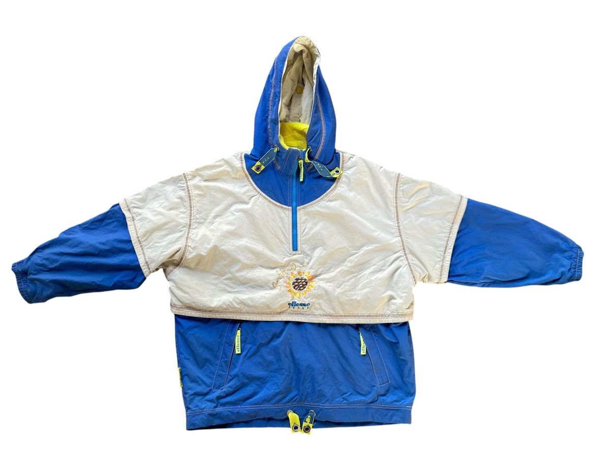 Ellesse × Japanese Brand × Vintage Vintage Ellesse Bulldog Halfzip