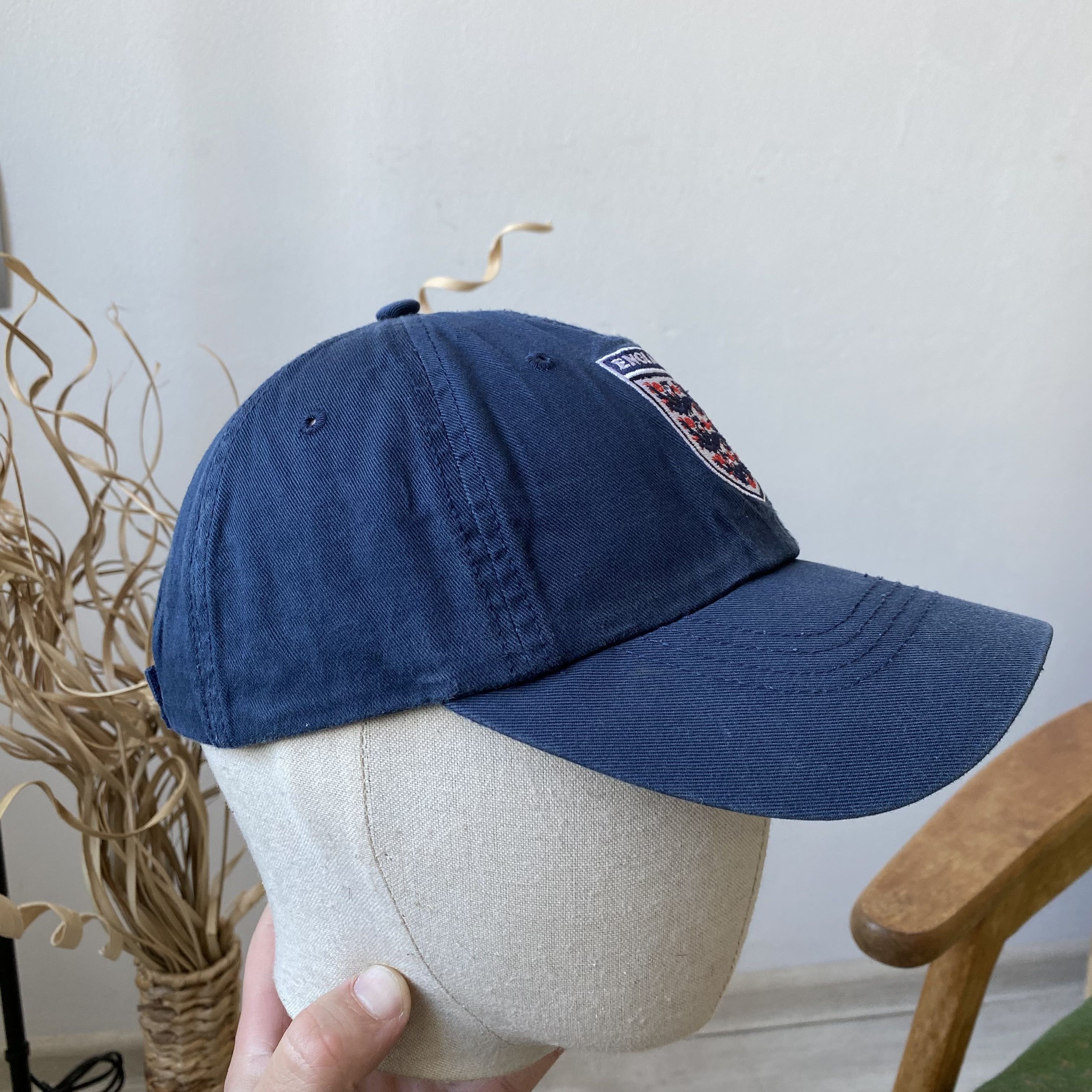 Umbro ⚽️ Vintage 90s Umbro England jersey Cap Carlsberg blockore Size ONE SIZE - 2 Thumbnail