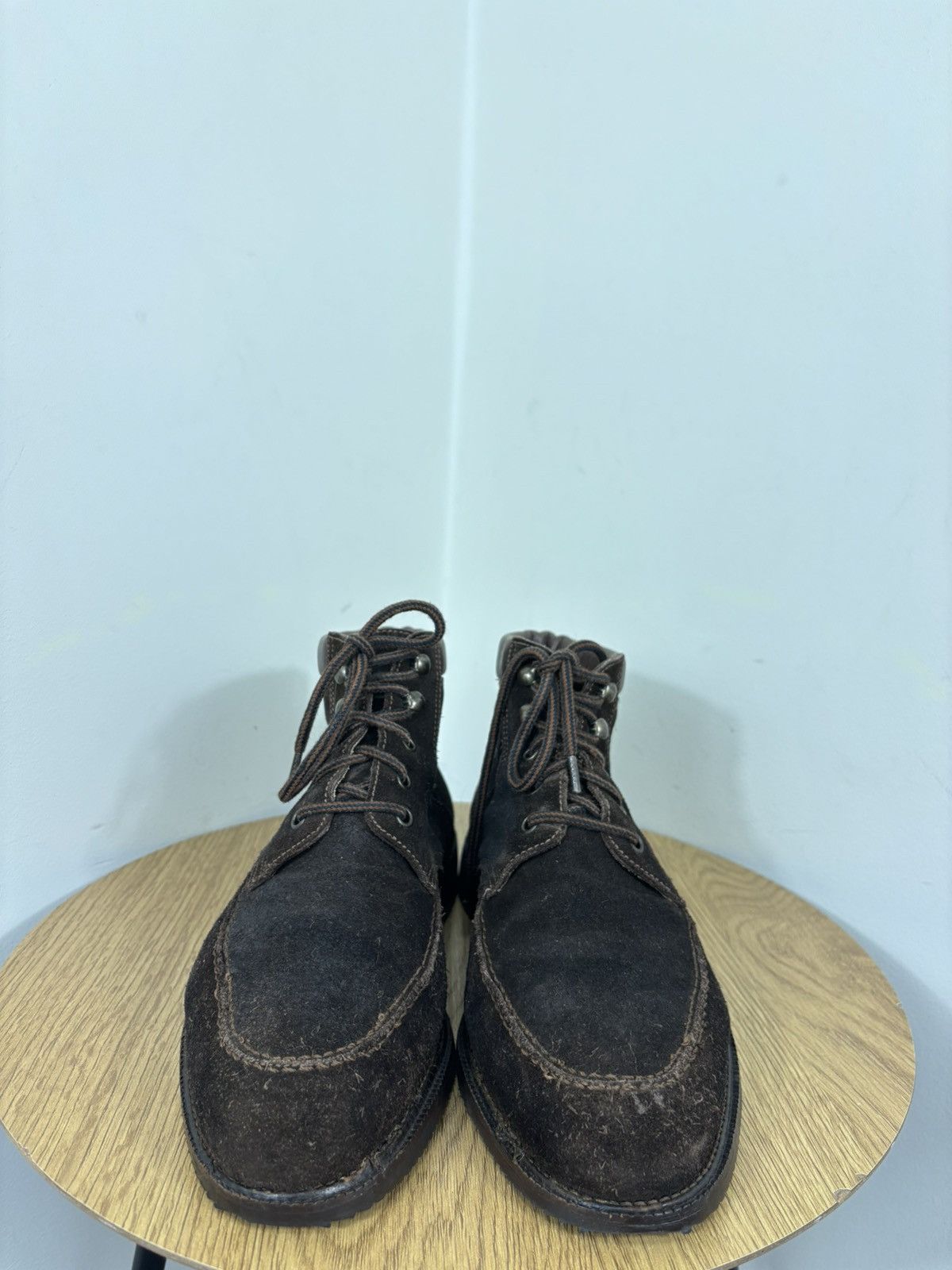 Bally Bally Men’s Swiss-Made Split Toe Brown Suede Chukka Boots Size US 8.5 / EU 41-42 - 6 Thumbnail