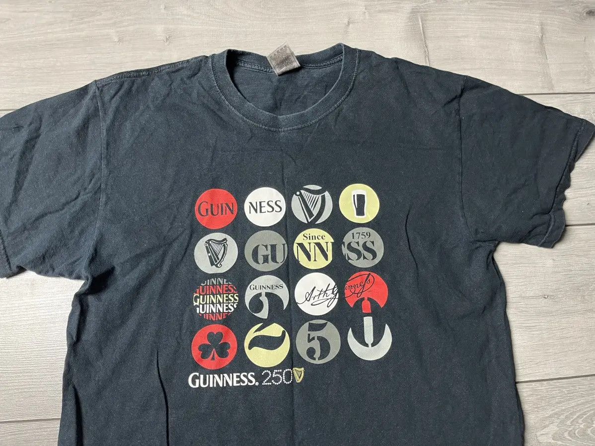 Band Tees Guinness 250 T-shirt vintage size Large Size US L / EU 52-54 / 3 - 3 Thumbnail