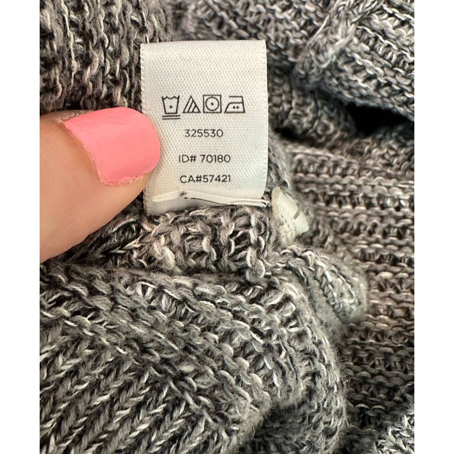 Loft LOFT gray long sleeves cotton sweater size M Size M / US 6-8 / IT 42-44 - 5 Thumbnail