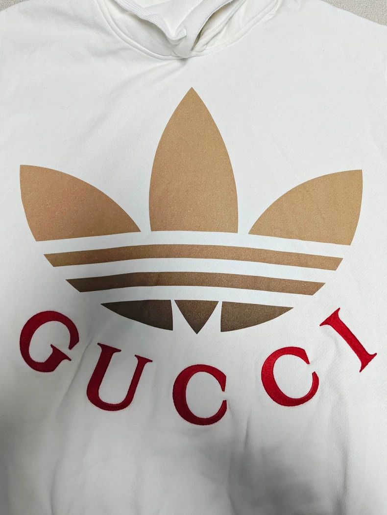 Gucci Gucci Adidas Loog letter print casual hooded loose sweatshi Size US M / EU 48-50 / 2 - 3 Thumbnail