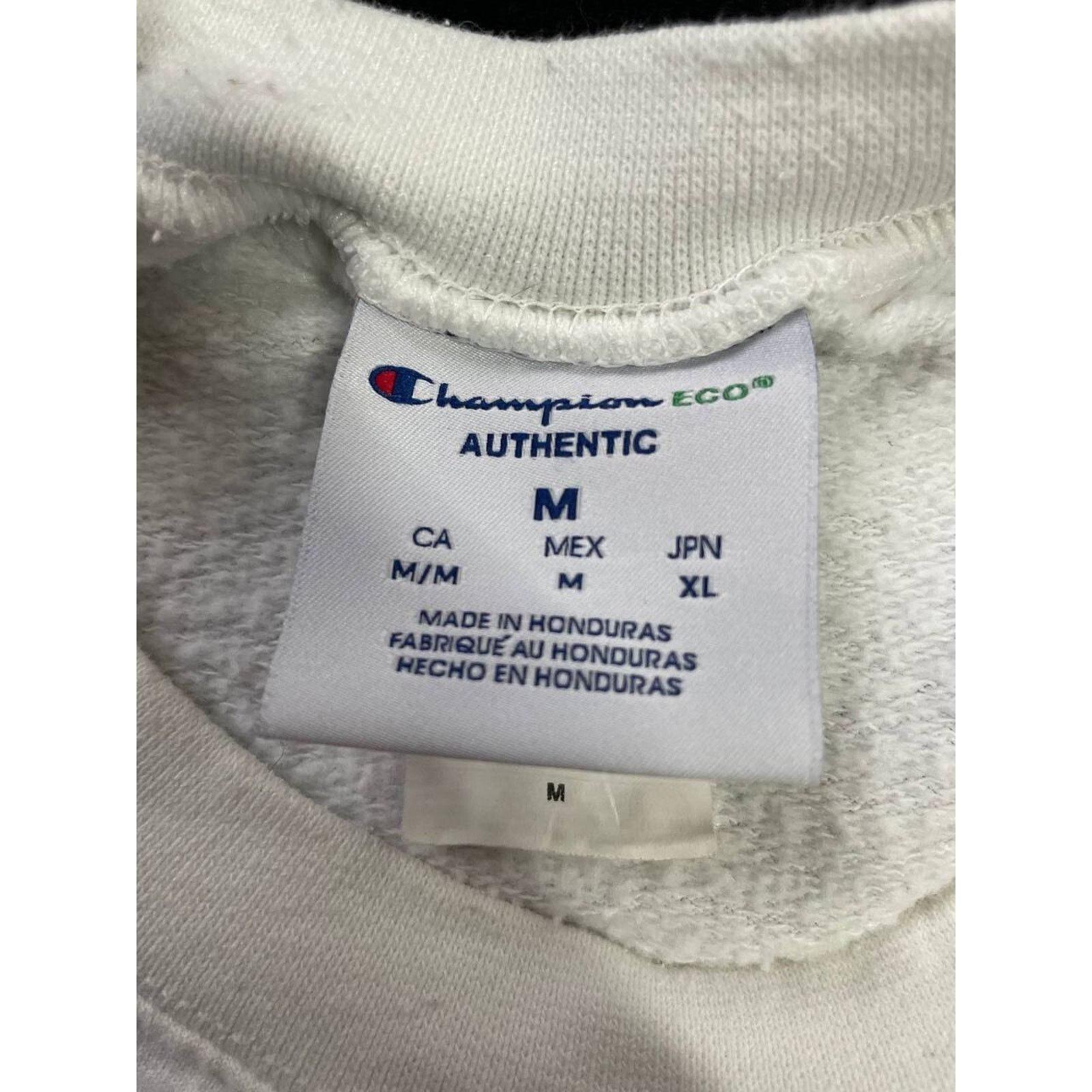 Champion Vintage Champion Eco White Crewneck Sweatshirt Size M Size US M / EU 48-50 / 2 - 9 Thumbnail