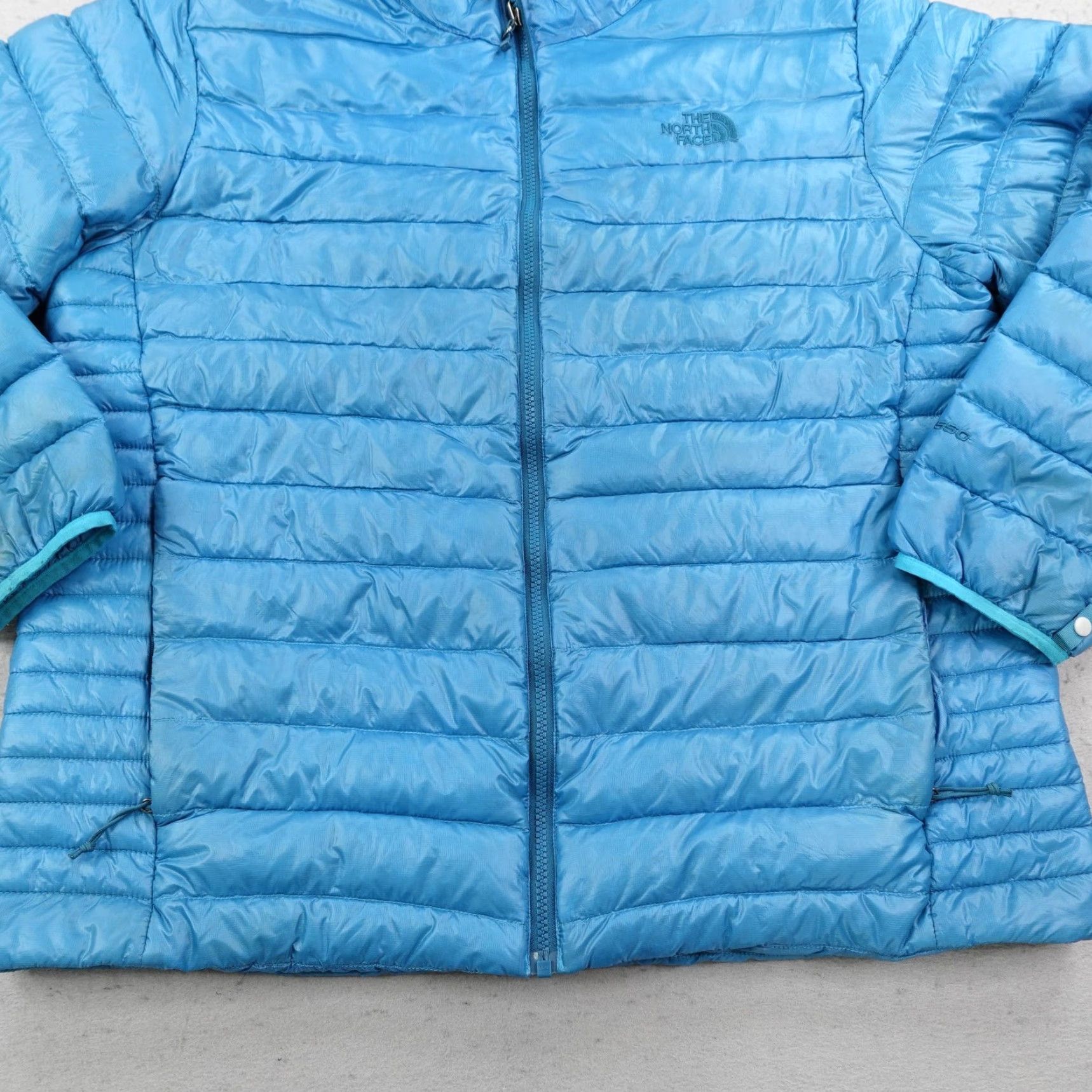 The North Face The North Face Jacket Mens XL Blue 550 Down Puffer Quilted Insulated Full Zip Coat Size US XL / EU 56 / 4 - 3 Thumbnail