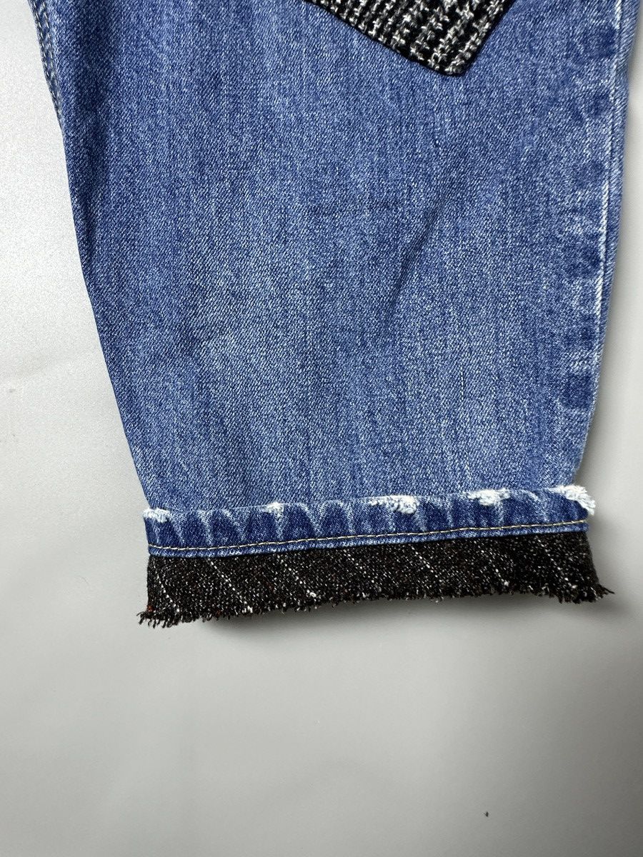 Comme des Garcons × Junya Watanabe CDG - JUNYA WATANABE — DENIM PATCHWORK JEANS Size US 32 / EU 48 - 15 Thumbnail