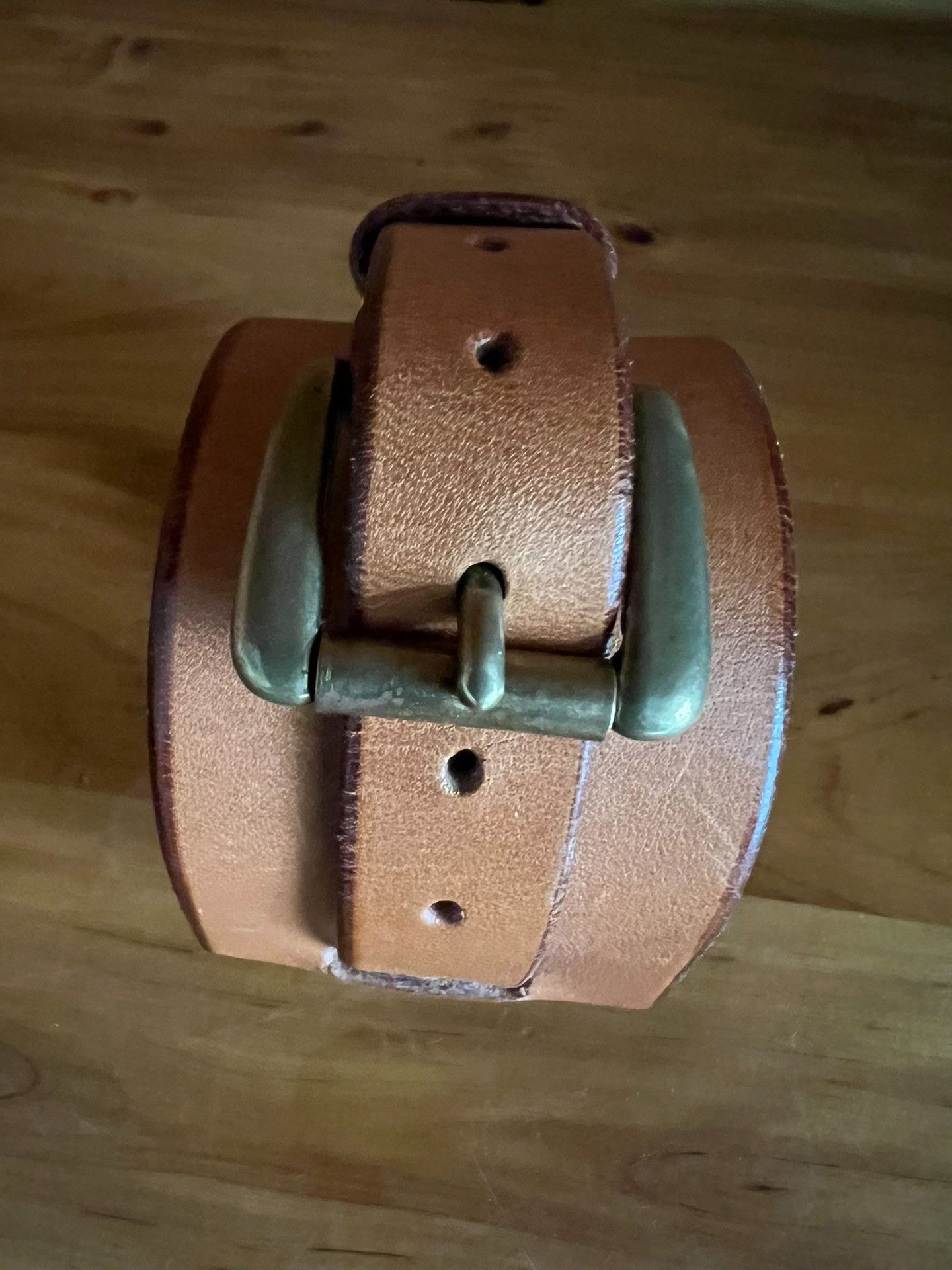 Japanese Brand Tenjin Works Genuine Japanese Oak Leather Bracelet Size ONE SIZE - 1 Thumbnail
