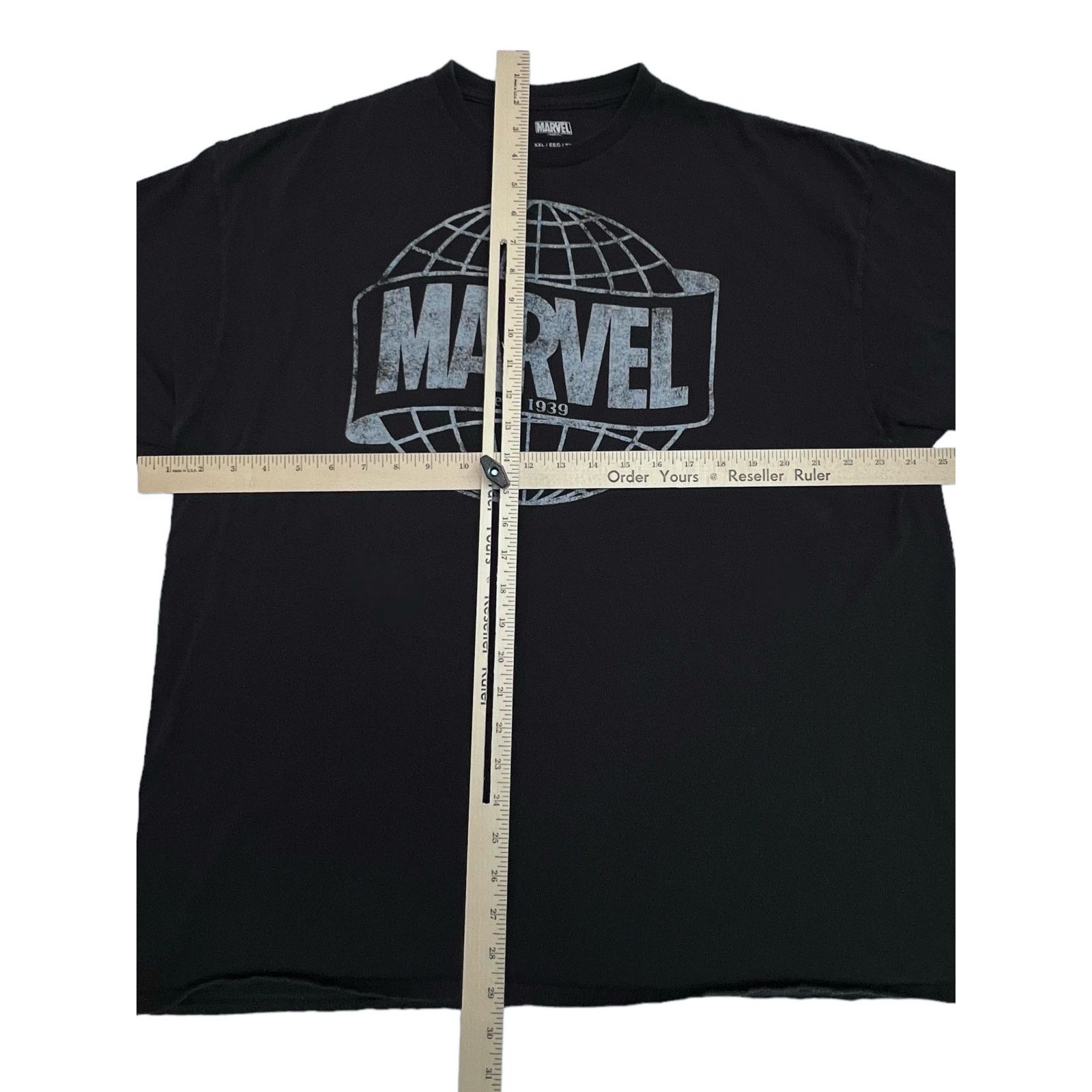Marvel Comics Marvel Comics Retro Globe Logo T-Shirt XXL Black Est. 1939 Size US XXL / EU 58 / 5 - 8 Thumbnail
