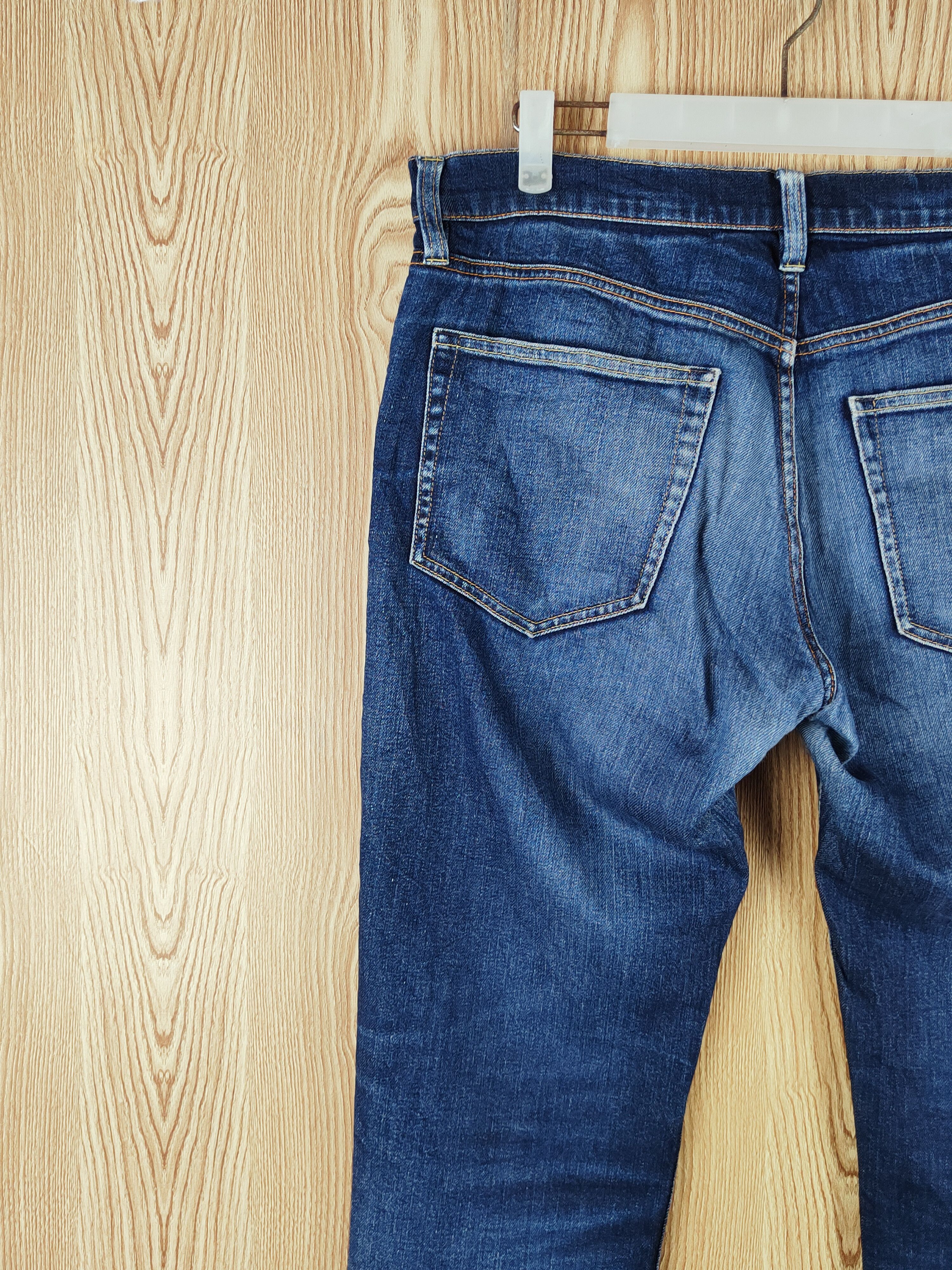 Japanese Brand Japanese Brand Dark Blue Distressed Ripped Jeans #S2692 Size US 34 / EU 50 - 9 Thumbnail