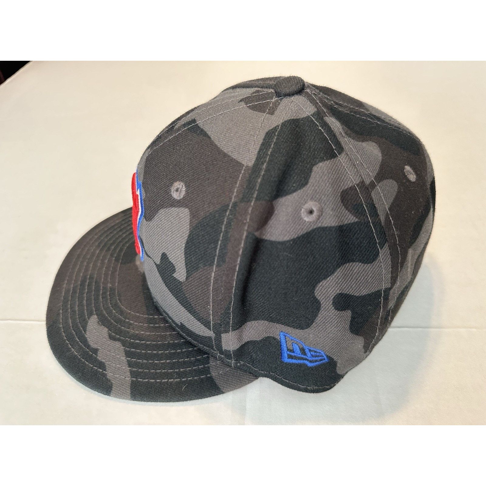 New Era New Era Cooperstown Atlanta Braves Hat Cap Blk Camo sz 7 1/4 Size ONE SIZE - 6 Thumbnail