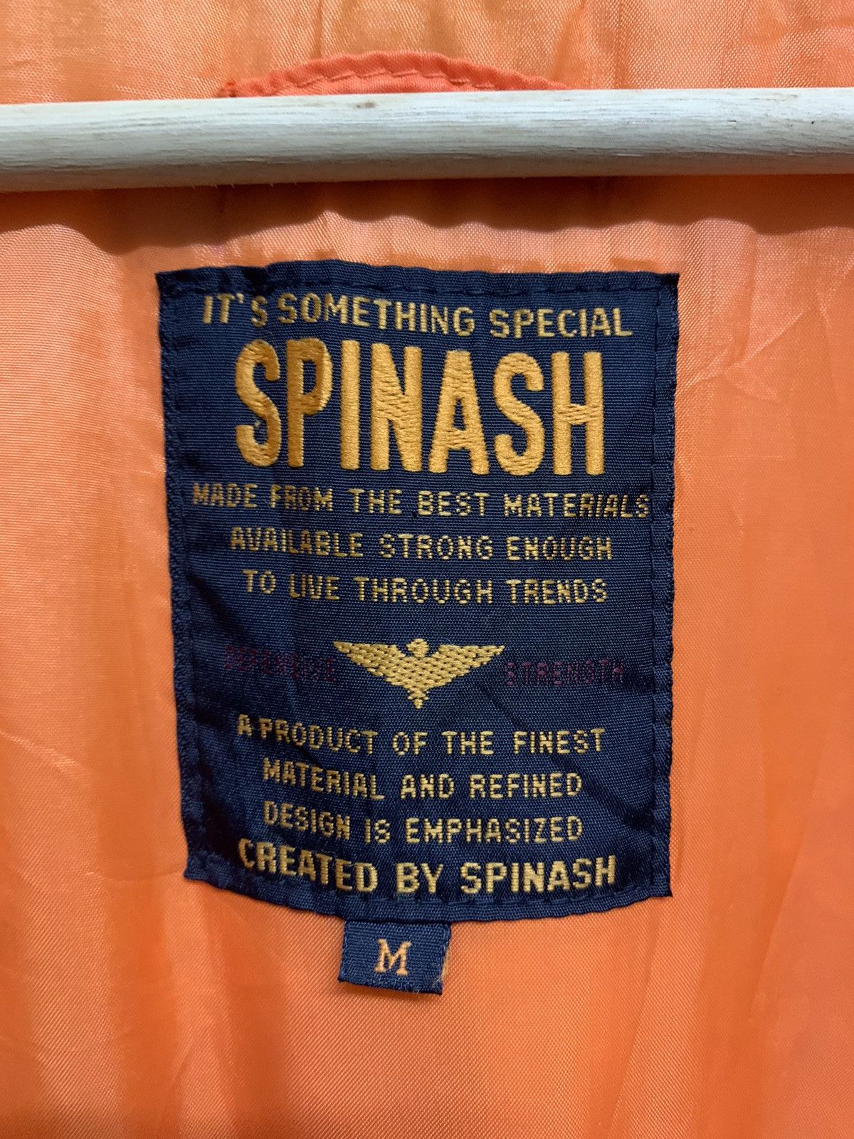 Japanese Brand × Vintage Vintage SPINASH Bombers Jacket Size US XL / EU 56 / 4 - 16 Thumbnail