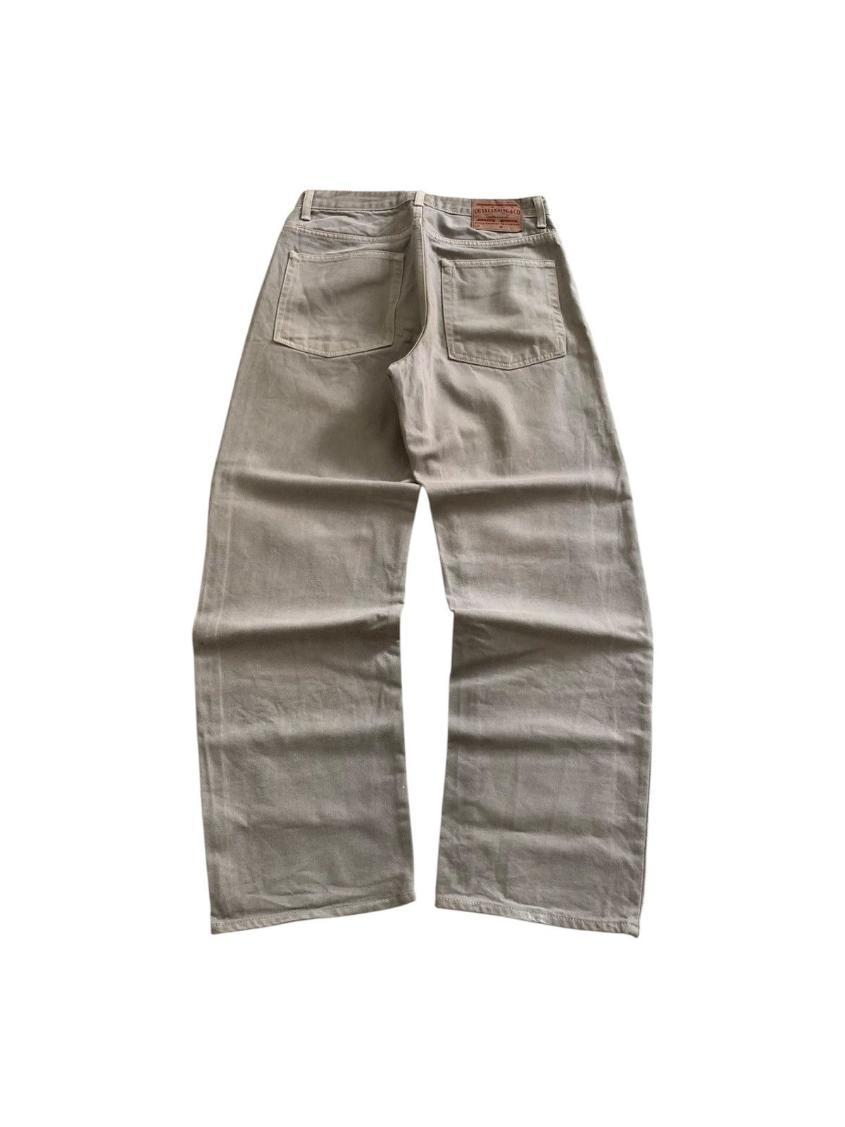 Japanese Brand Outstanding & Co Reguler Wide Baggy Jeans Size US 30 / EU 46 - 1 Thumbnail