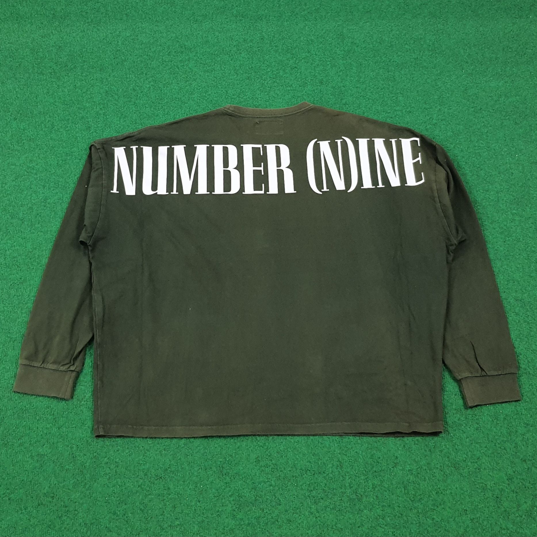Japanese Brand × Number (N)ine × Vintage Vintage Number Nine Spell Out Oversized Boxy Cut Tshirt Size US L / EU 52-54 / 3 - 1 Thumbnail