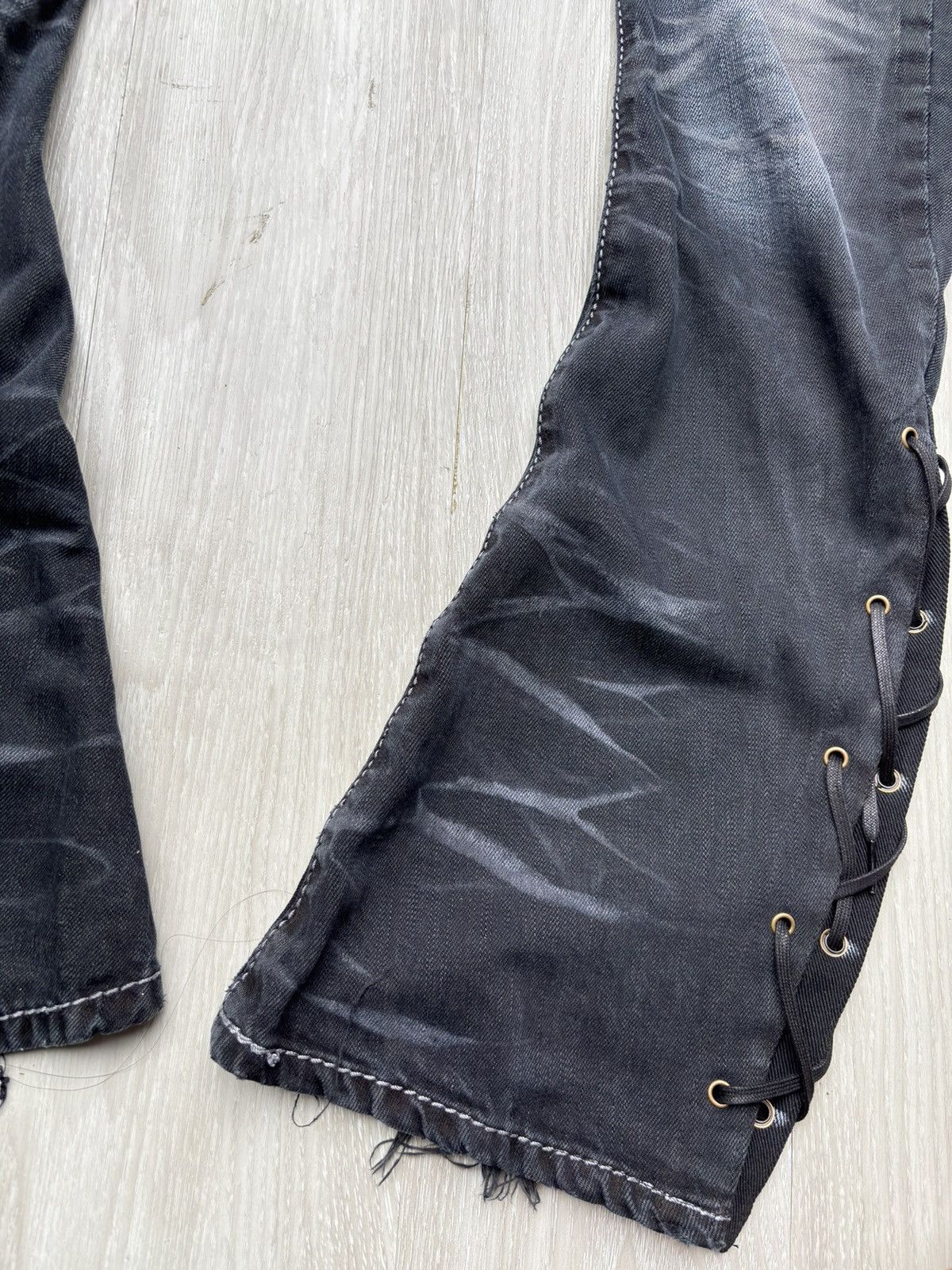 BUFFALO BOBS BUFFALO BOBS J-cut lace up jeans Size US 28 / EU 44 - 2 Thumbnail
