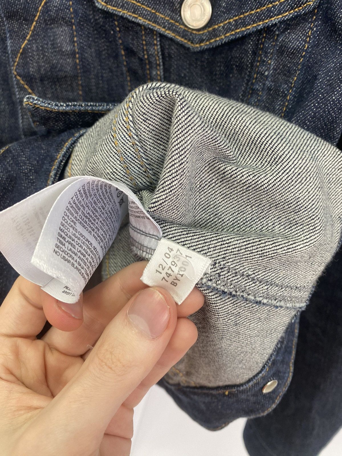 Vintage × Y-3 × Yohji Yamamoto Vintage Y-3 Women’s Denim Jeans Jacket Size L / US 10 / IT 46 - 12 Thumbnail