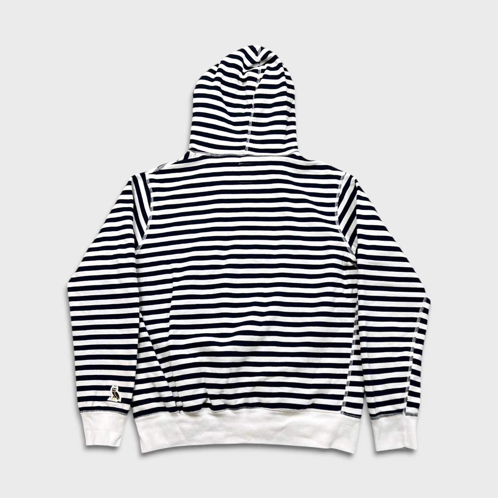 Drake × October's Very Own Octobers Very Own Hoodie Medium OVO Owl Striped Pullover Size US M / EU 48-50 / 2 - 6 Thumbnail