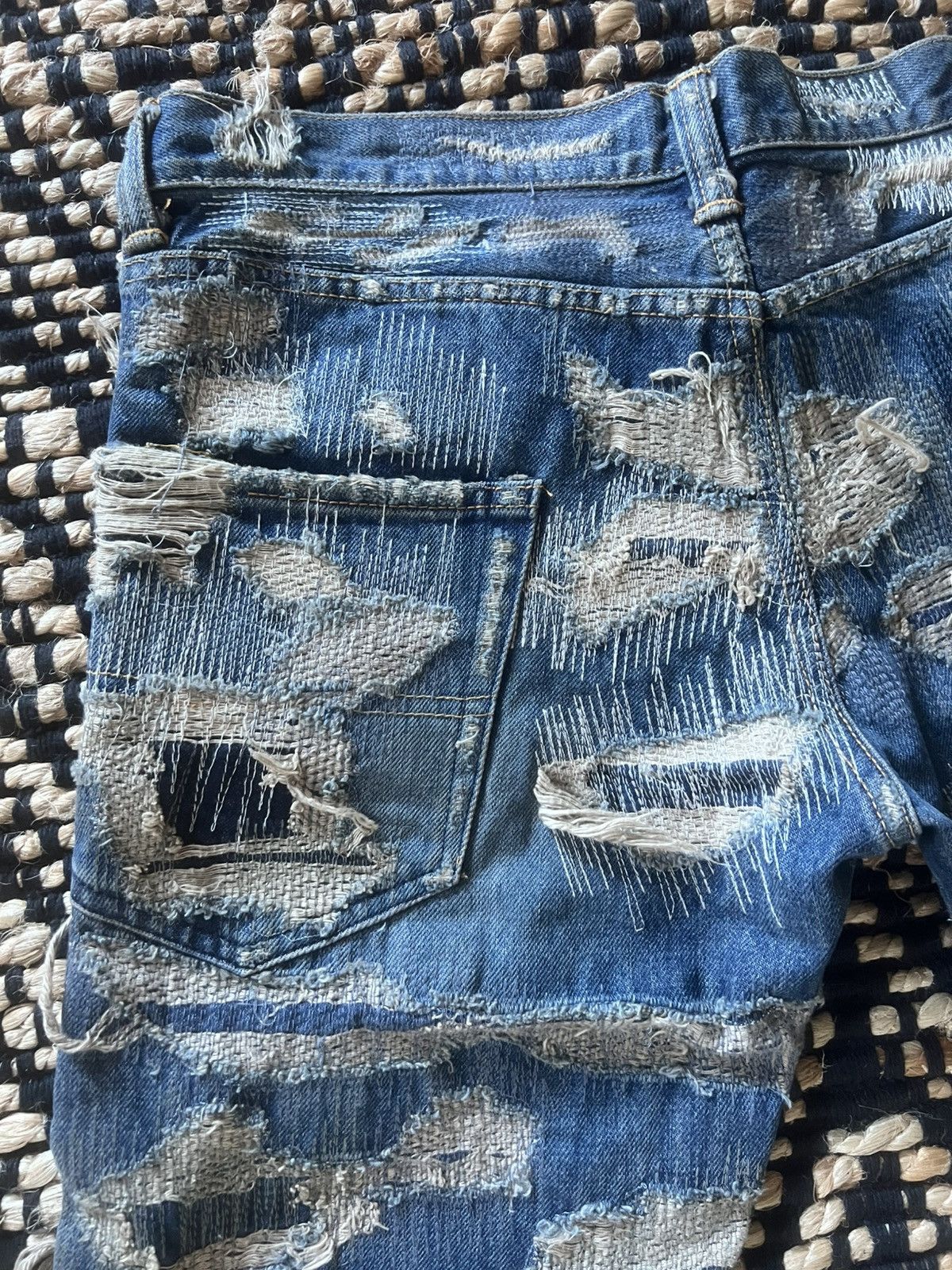 Undercover Undercover AW05 “Arts & Crafts” Blue 85 Denim Size US 31 - 13 Thumbnail