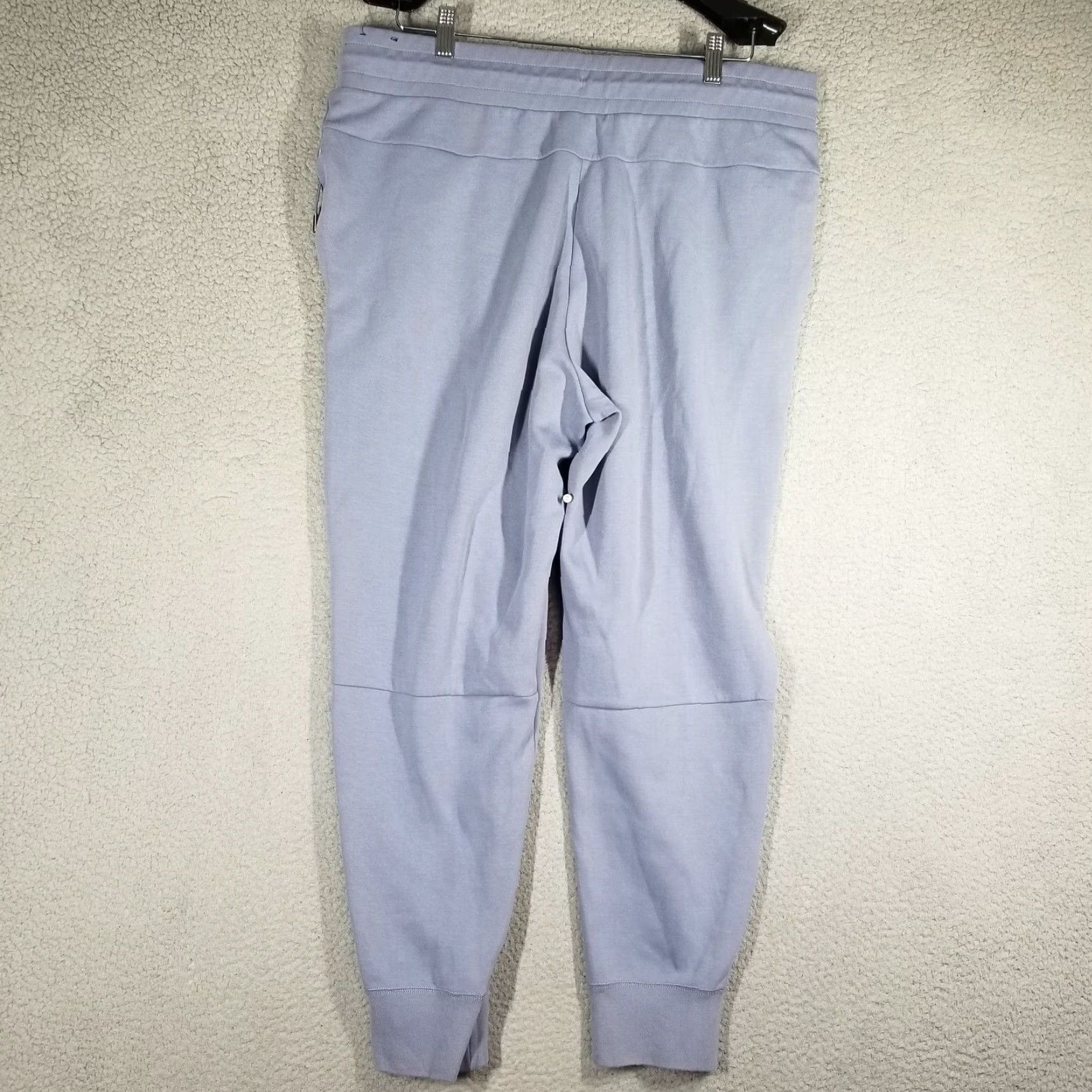 Nike Nike Women XL Fleece Jogger Pants Activewear Tapered Drawstring Purple Sportswear 2020s Size 40" / US 18 - 2 Thumbnail