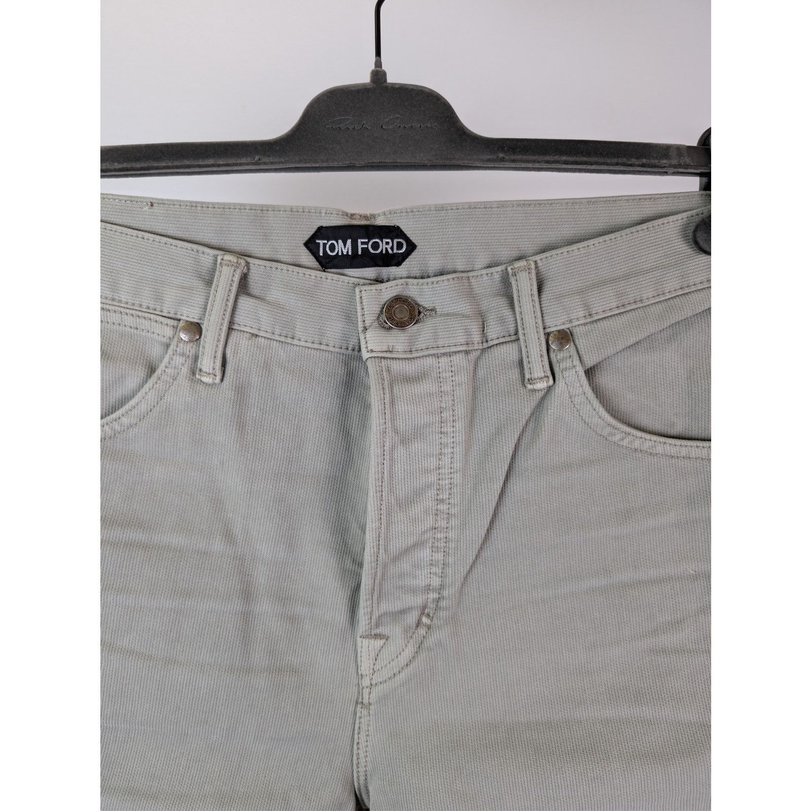 Tom Ford o1rshd1 Tapered Fit Denim Jeans in Grey 34 Size US 34 / EU 50 - 8 Thumbnail