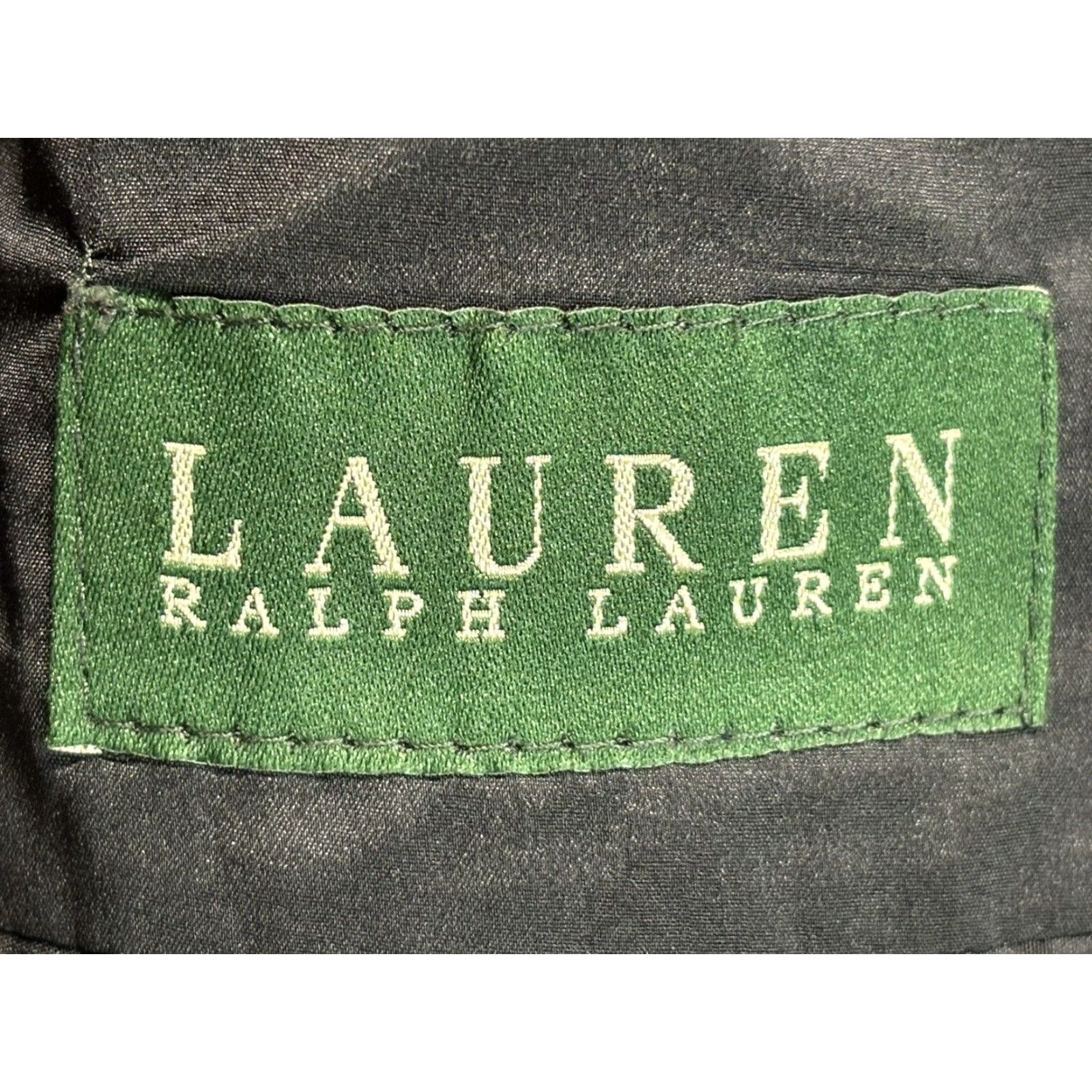 Ralph Lauren Lauren Ralph Lauren Men’s Blazer Sport Coat 42L Black 2-Button 100% Wool Career Jacket Style Men's Size 42L Regular Wool Blazer Black Size 42L - 6 Thumbnail