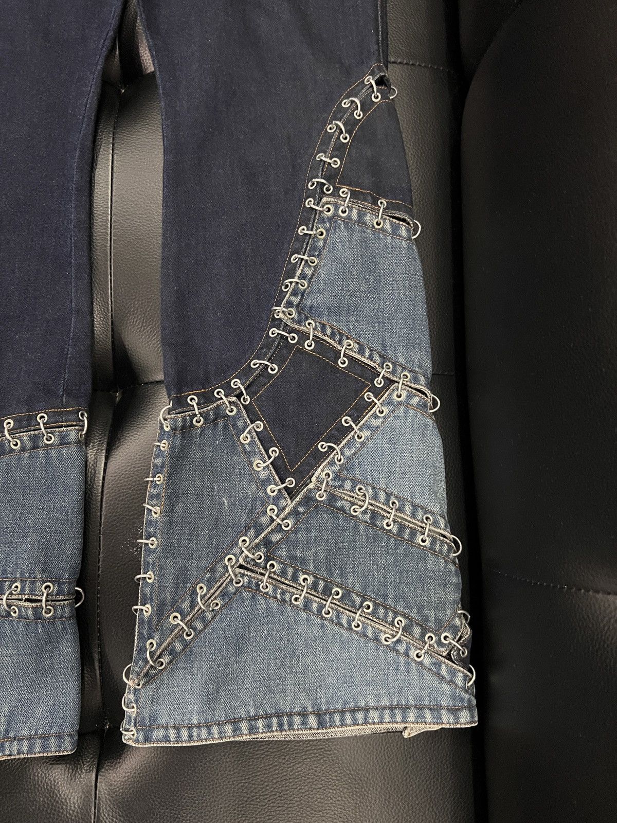 Jean Paul Gaultier Jean Paul Gaultier 2000s Ring Detail Flared Trousers Size US 40 / EU 56 - 7 Thumbnail