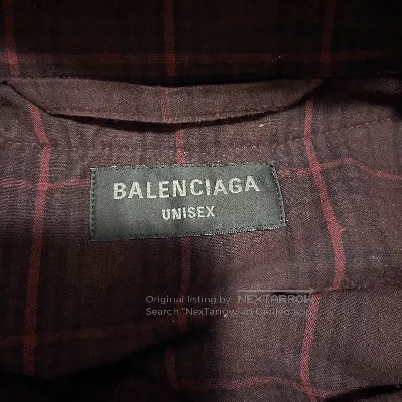 Balenciaga Balenciaga Two-in-One Shirt Sweatshirt Blend Size US L / EU 52-54 / 3 - 3 Thumbnail