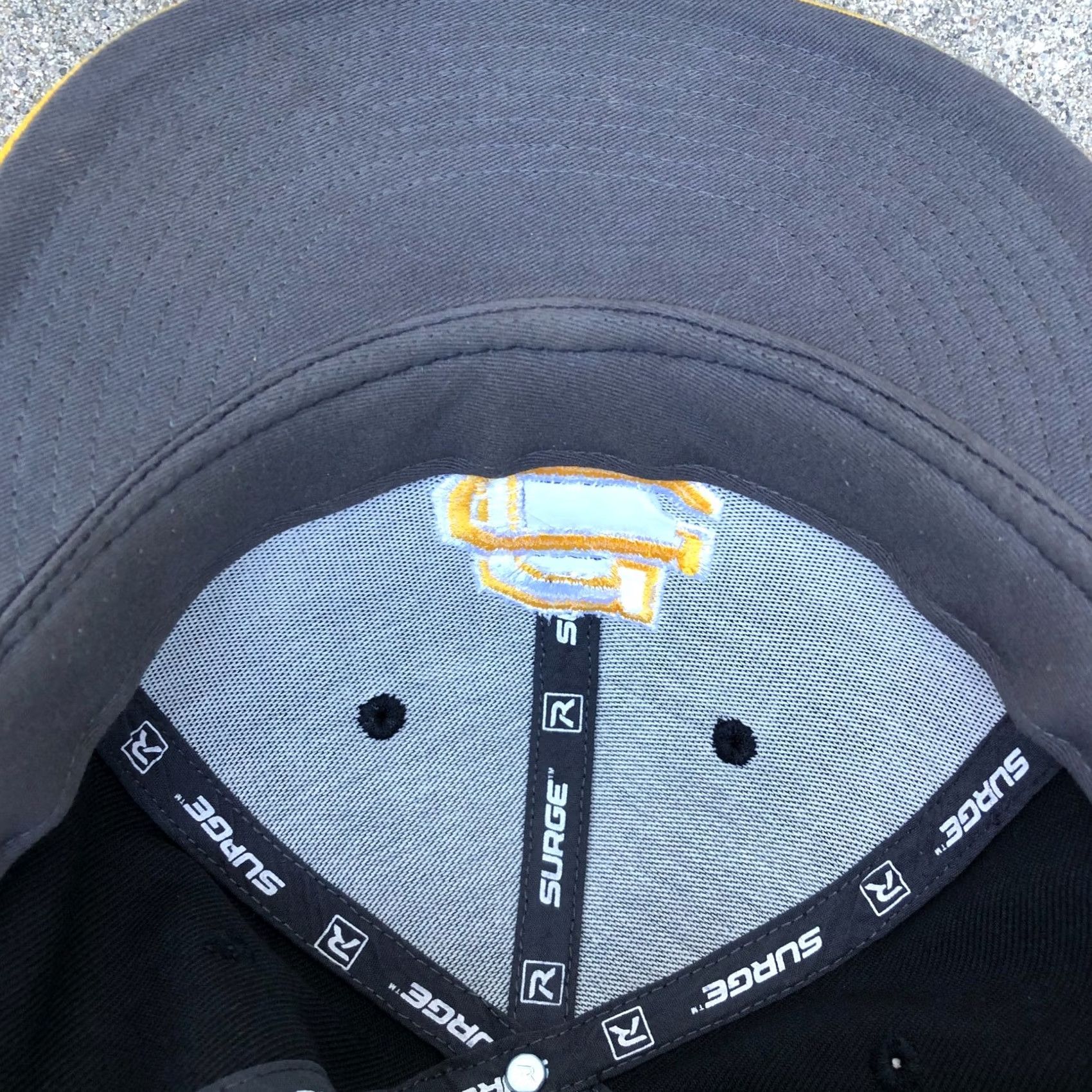 Vintage RICHARDSON CC Logo College Fitted Hat Men's 7 3/8 Black Cap Size ONE SIZE - 5 Thumbnail