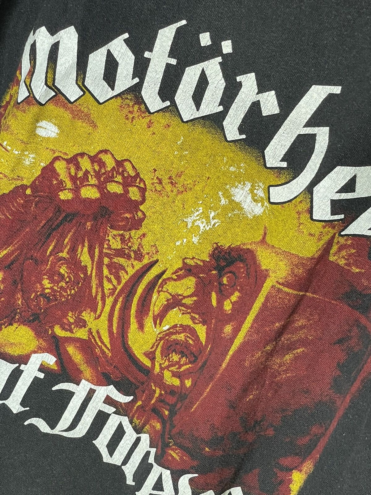 Band Tees × Vintage Vintage 90s MOTORHEAD Metal Band Faded T-Shirt Size US M / EU 48-50 / 2 - 11 Thumbnail