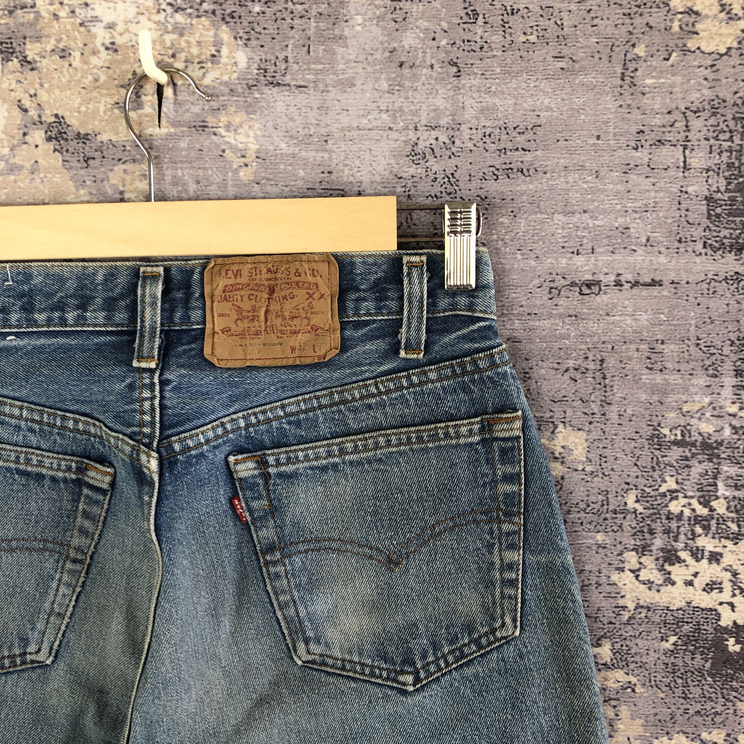 Levi's Vintage 70s Levis 501 Distressed Jeans Levis Denim Pants Size 28" / US 6 / IT 42 - 5 Thumbnail