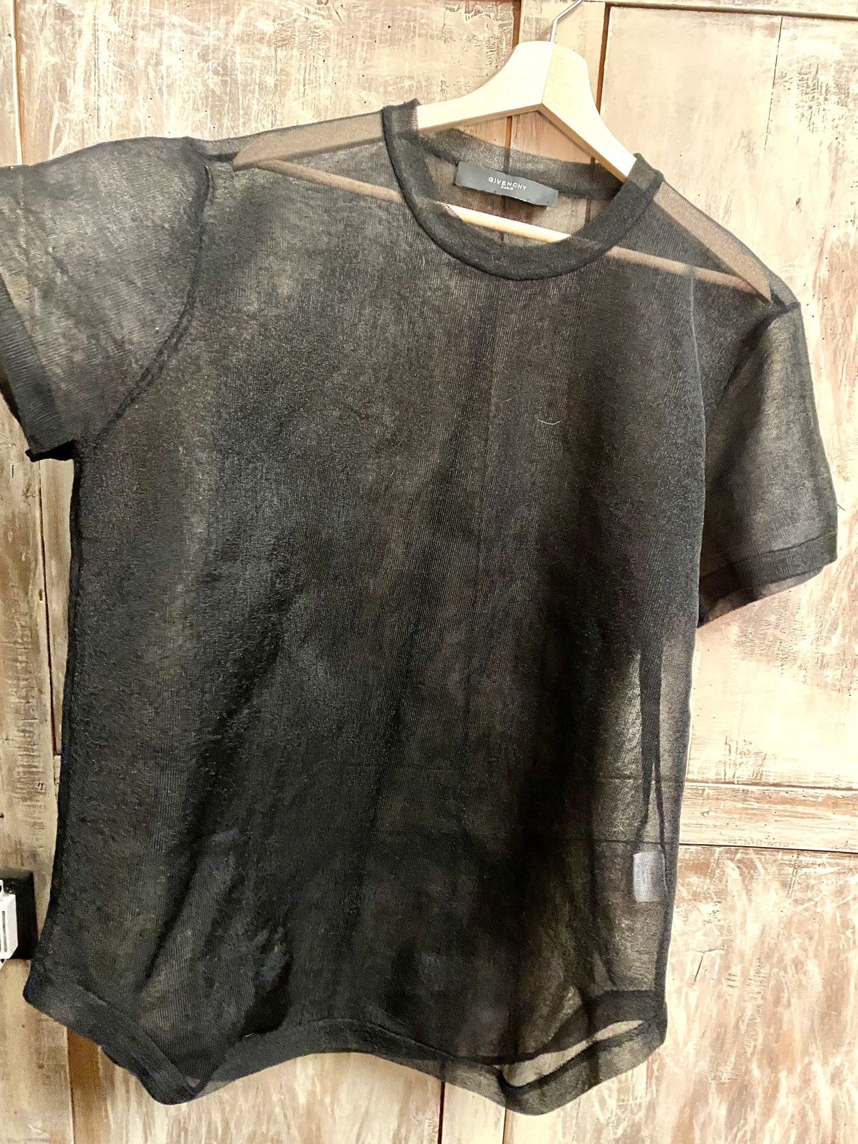 Givenchy givenchy tisci pre fall 2014 sheer neoprene t-shirt Size US M / EU 48-50 / 2 - 9 Thumbnail