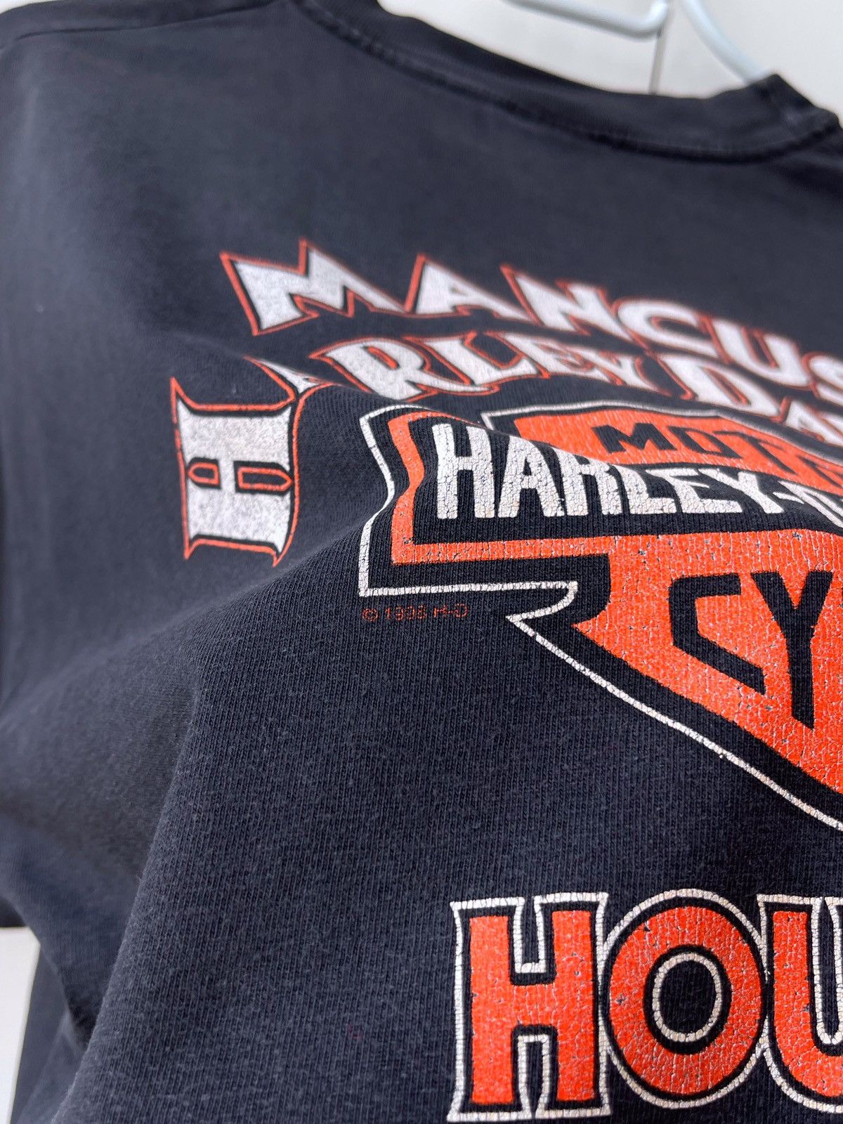 Harley Davidson × Vintage Vintage 1998’s Hardy Davidson Eagle Tee USA Size US L / EU 52-54 / 3 - 4 Thumbnail