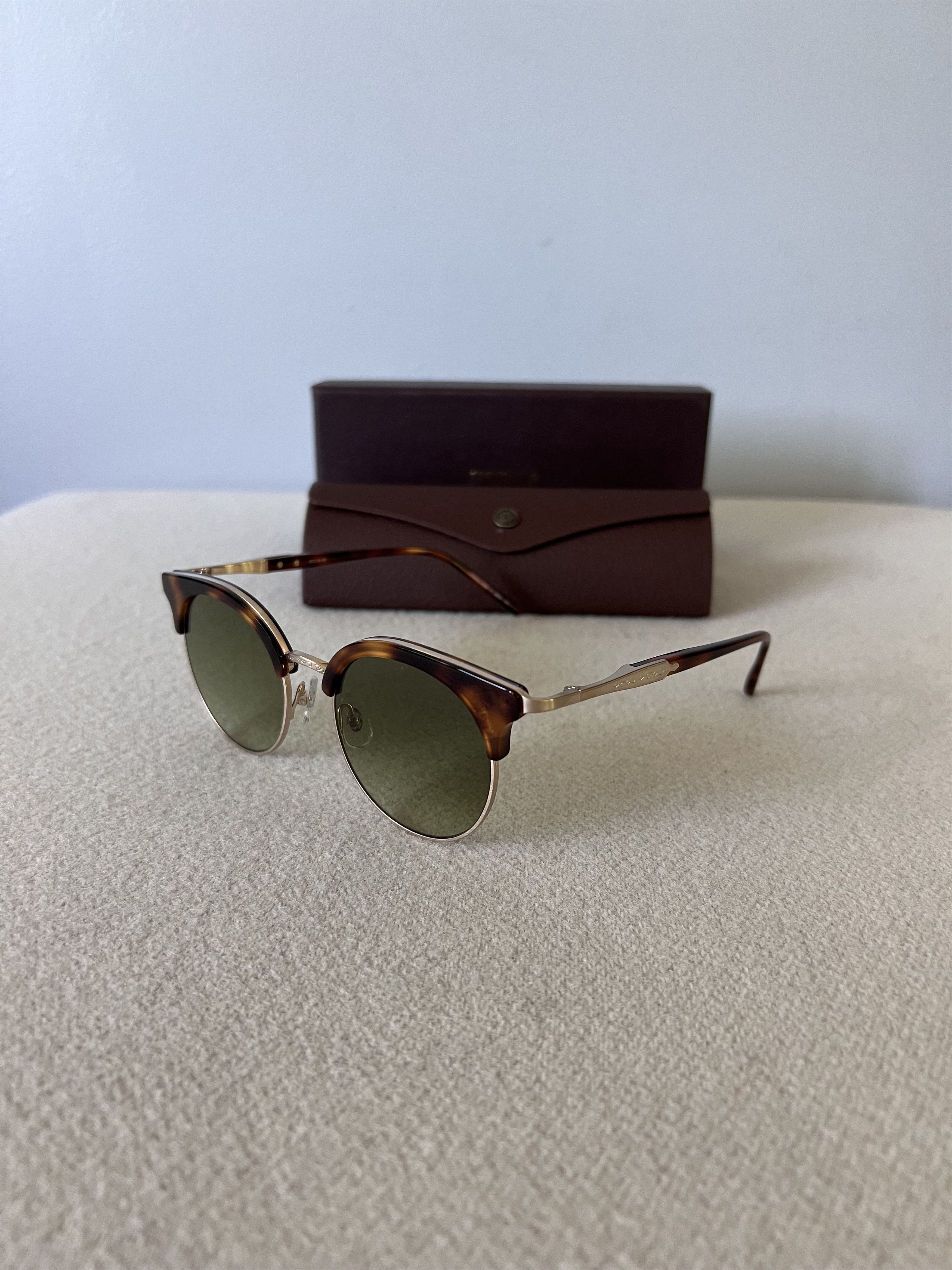 Matsuda Matsuda M2046 Cat Eye Sunglasses in Demi Size ONE SIZE - 1 Thumbnail