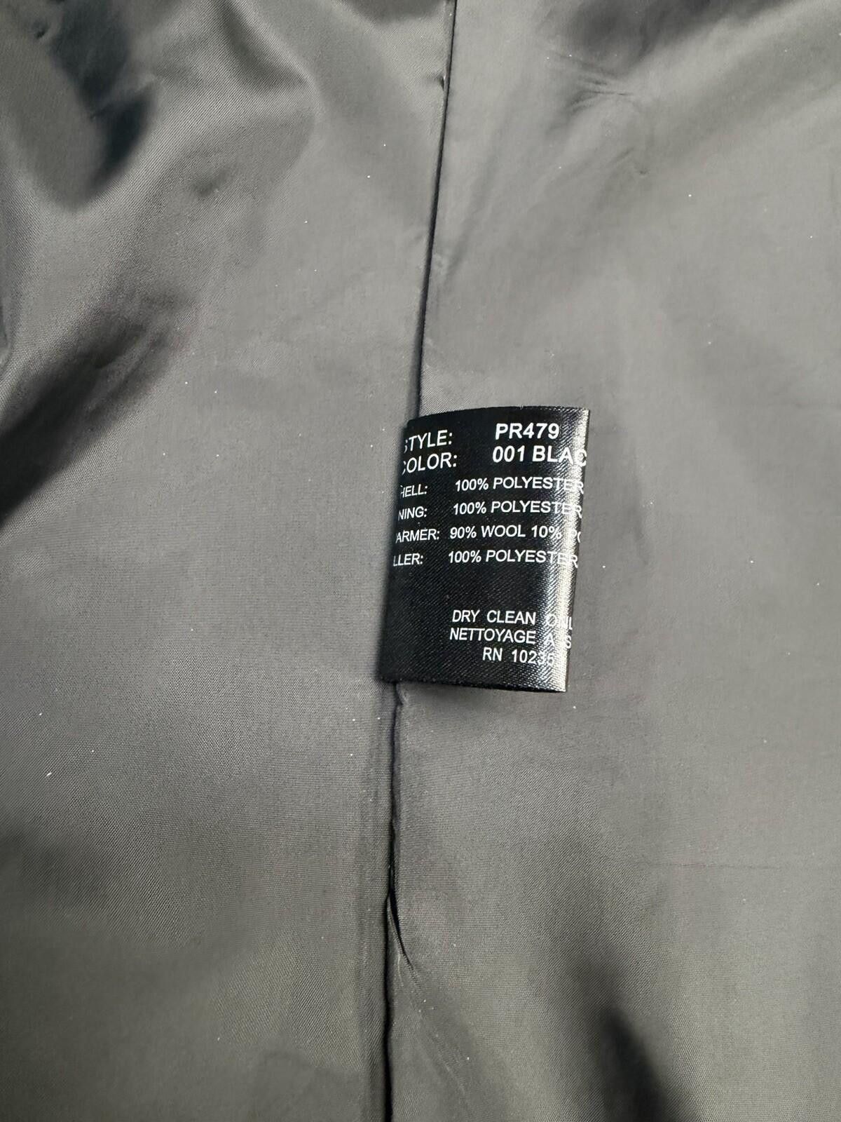 Sanyo Sanyo Mens 48R Black Trench Coat Raincoat Overcoat Classic Size US M / EU 48-50 / 2 - 9 Thumbnail