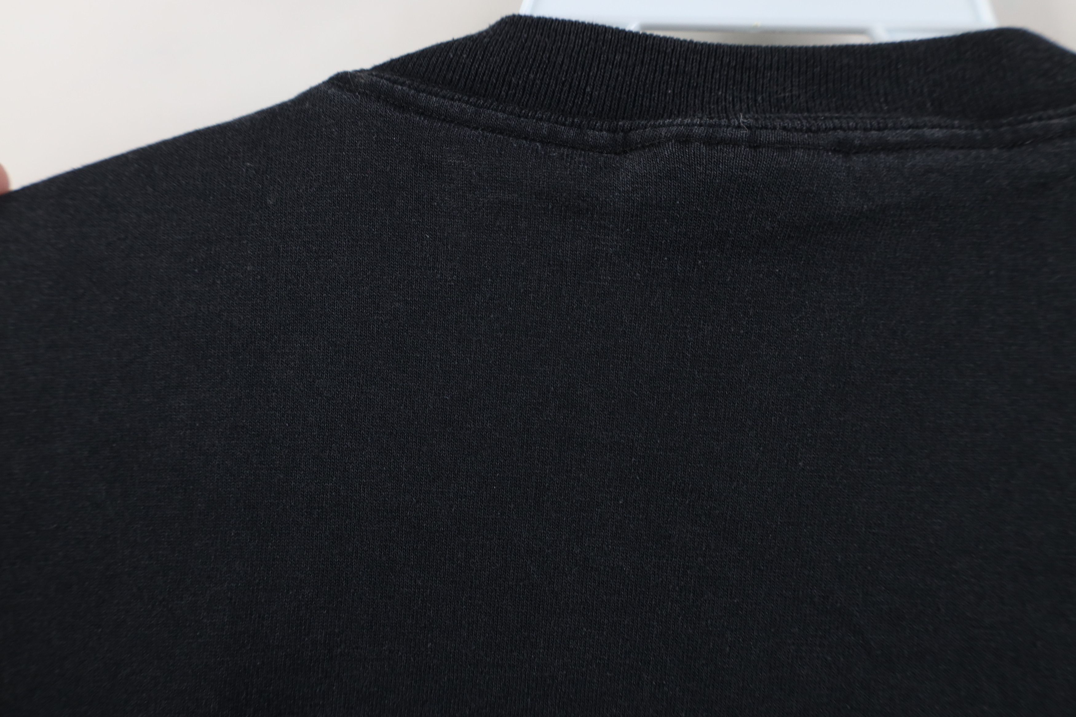 Hanes Vintage 90s Y2K Hanes Heavyweight Short Sleeve T-Shirt Black Size US L / EU 52-54 / 3 - 7 Thumbnail