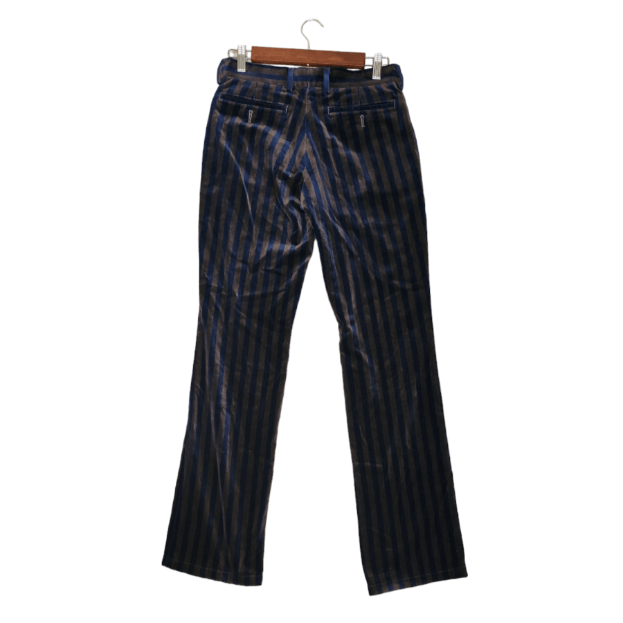 Paul Smith Paul Smith Striped Velvet Pants Size US 29 - 2 Thumbnail