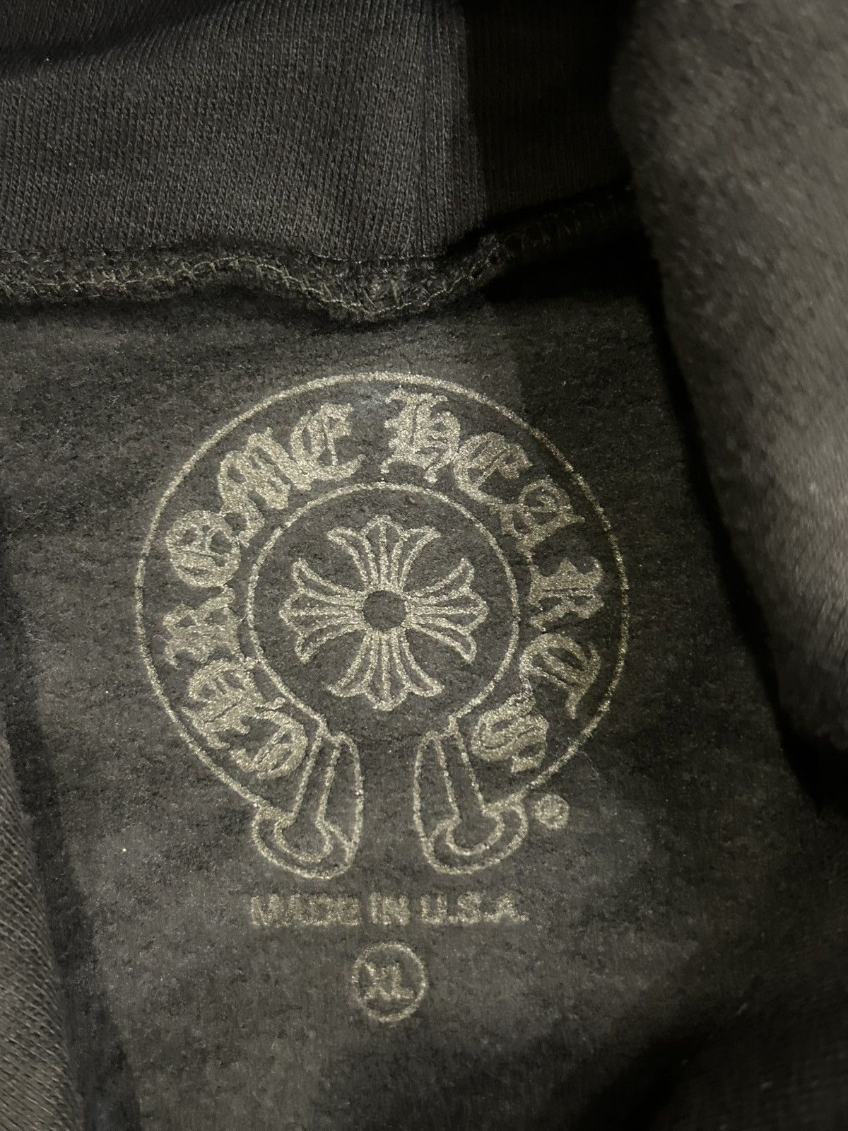 Chrome Hearts Chrome Hearts Metallic Silver Hooded Sweatshirt Size US XL / EU 56 / 4 - 3 Thumbnail