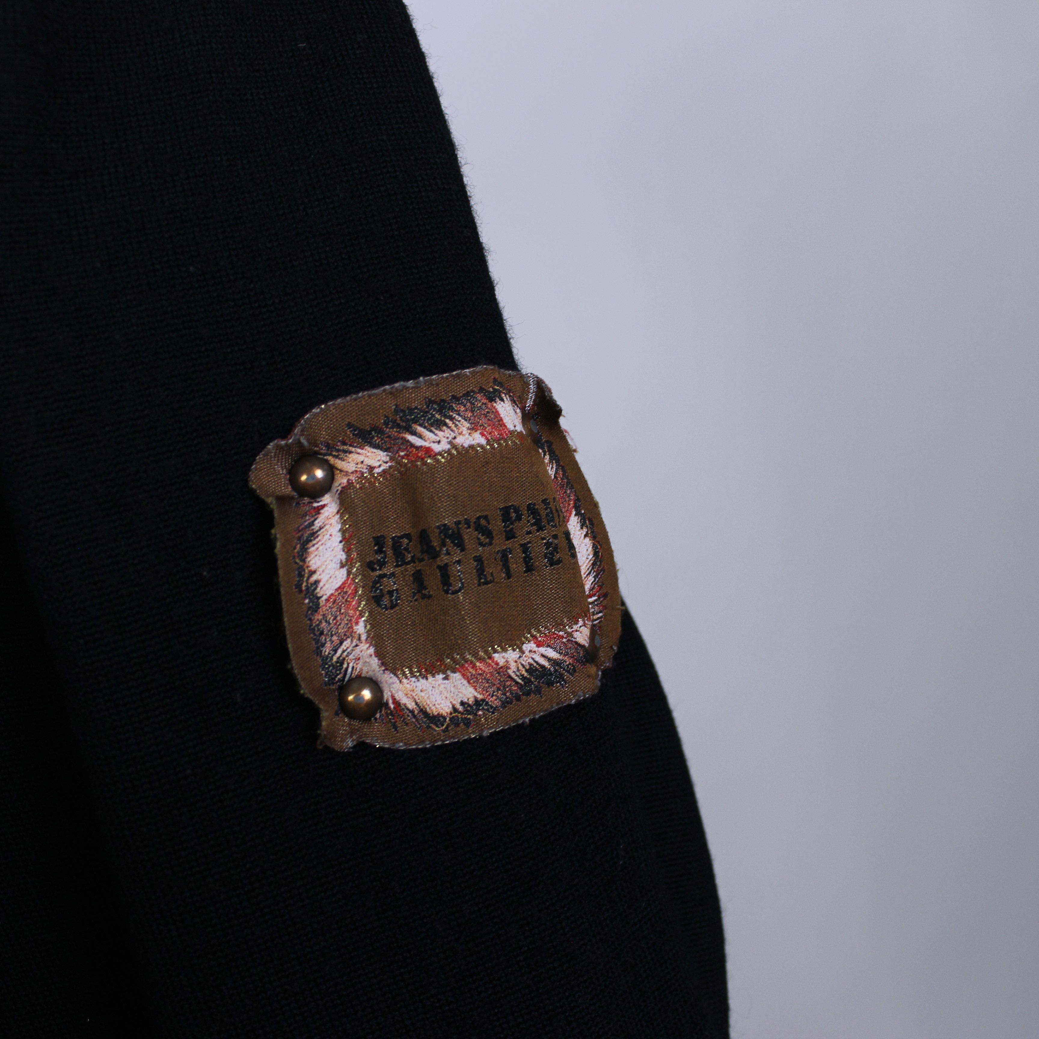 Jean Paul Gaultier Jean Paul Gaultier sweater wool black S M Size US M / EU 48-50 / 2 - 5 Thumbnail