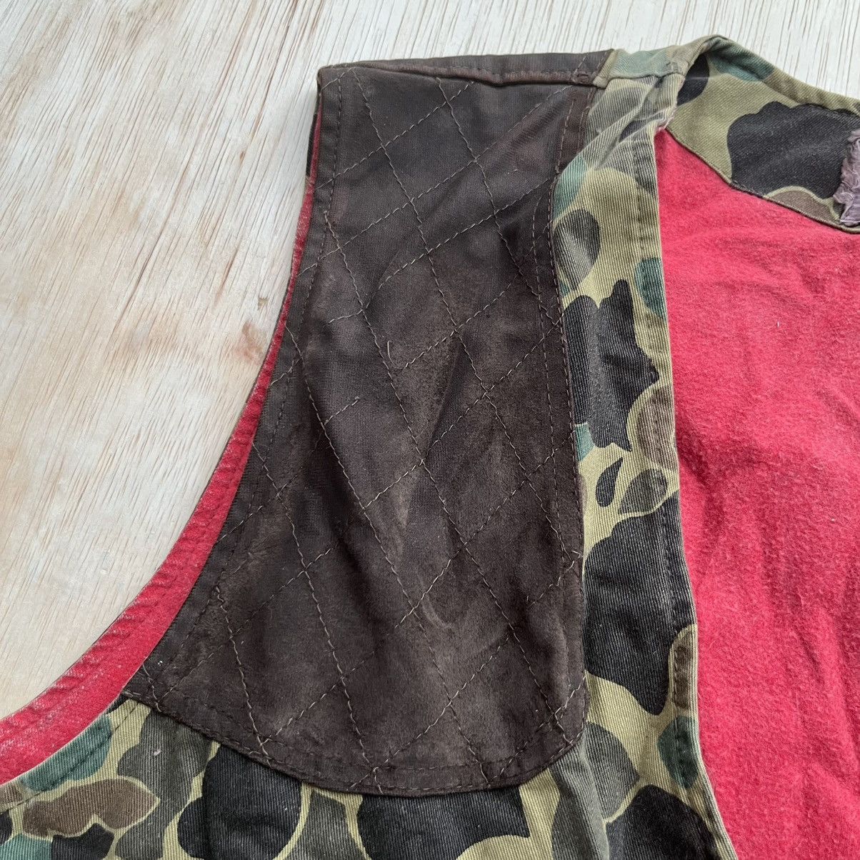 Japanese Brand CAMO VEST GAME HJNTING VINTAGE 70s 80s Size US L / EU 52-54 / 3 - 5 Thumbnail