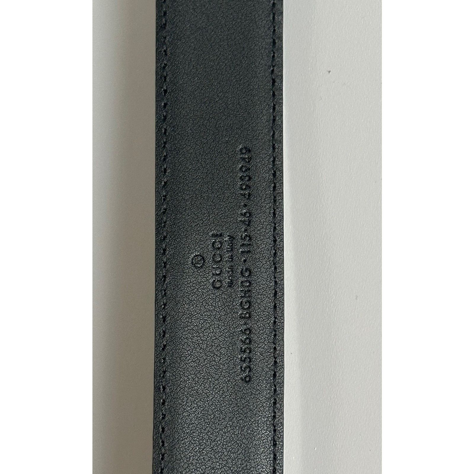 Gucci Gucci Selleria G-Buckle Leather Belt Black 115/46 IT 655566 Size ONE SIZE - 10 Thumbnail