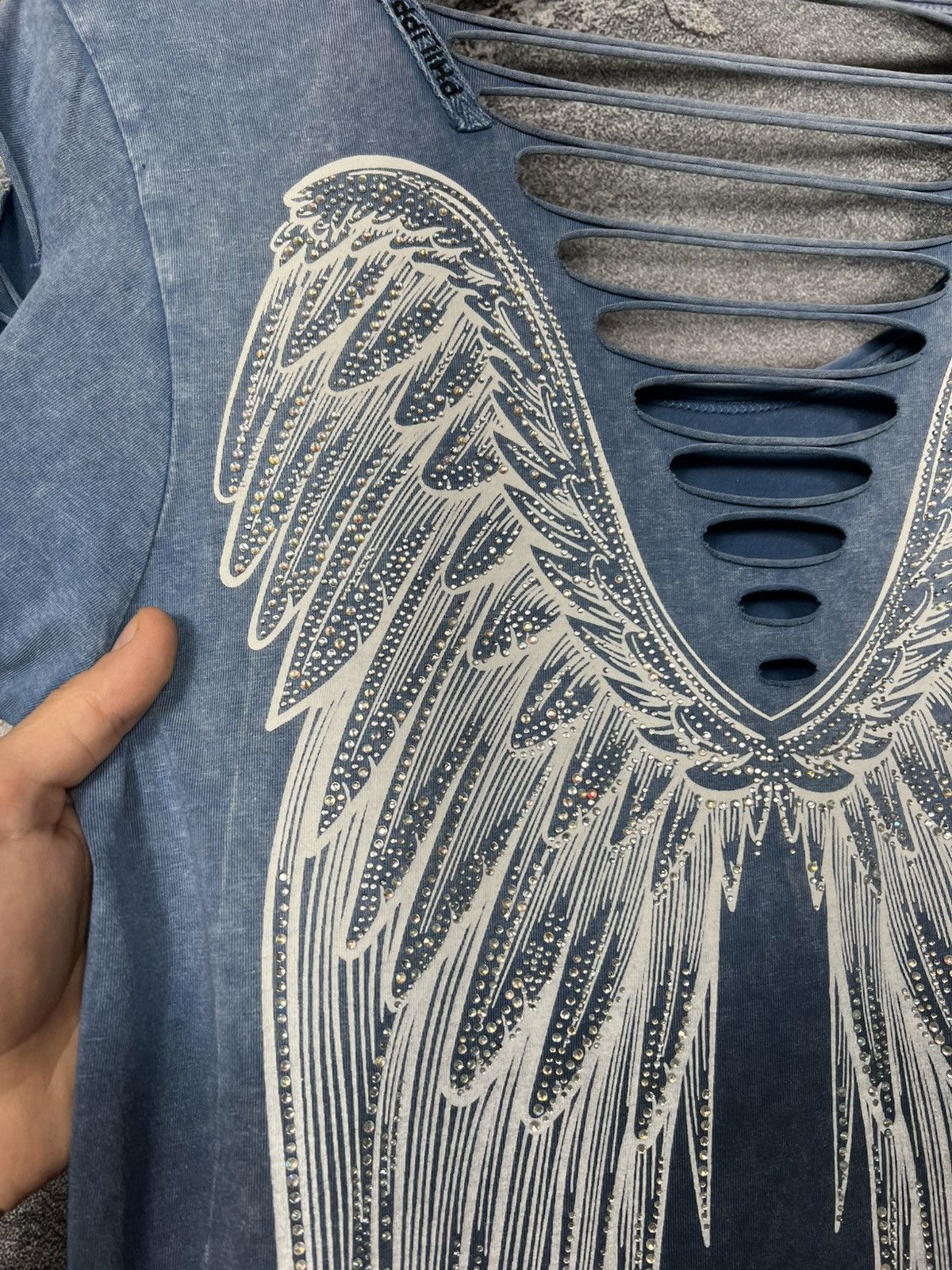 Philipp Plein Vintage Philipp Plein Avant Garde With Angel Wing Dress Size S / US 4 / IT 40 - 16 Thumbnail